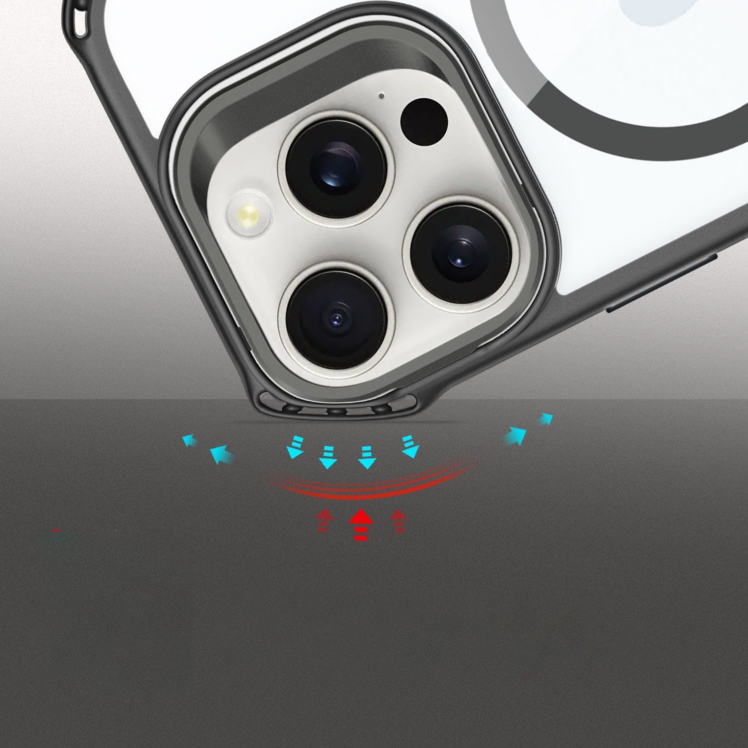 Venture Series Clear Rebound Case with Kickstand - Apple iPhone 16 Pro