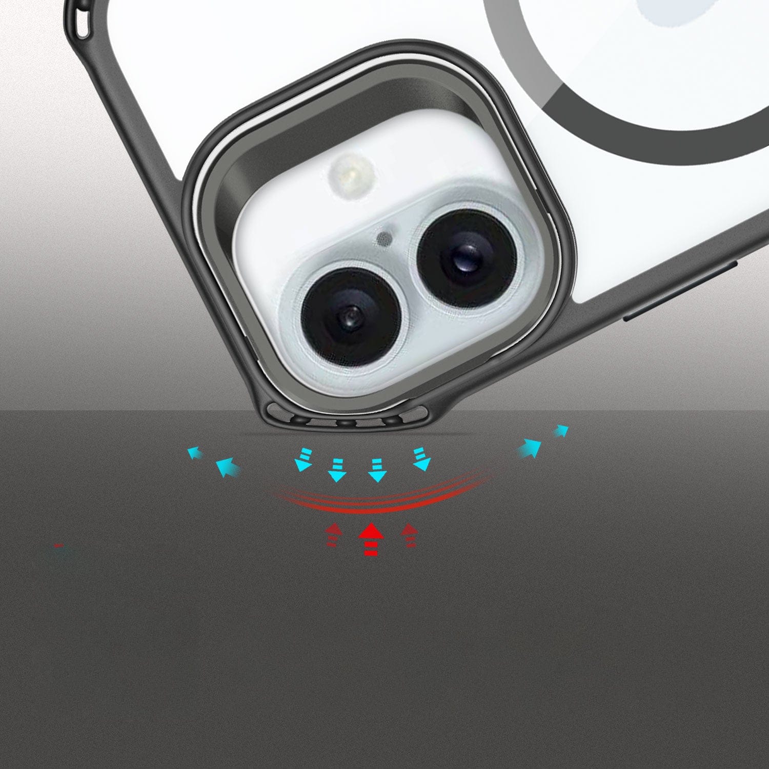 Venture Series Clear Rebound Case with Kickstand - Apple iPhone 16