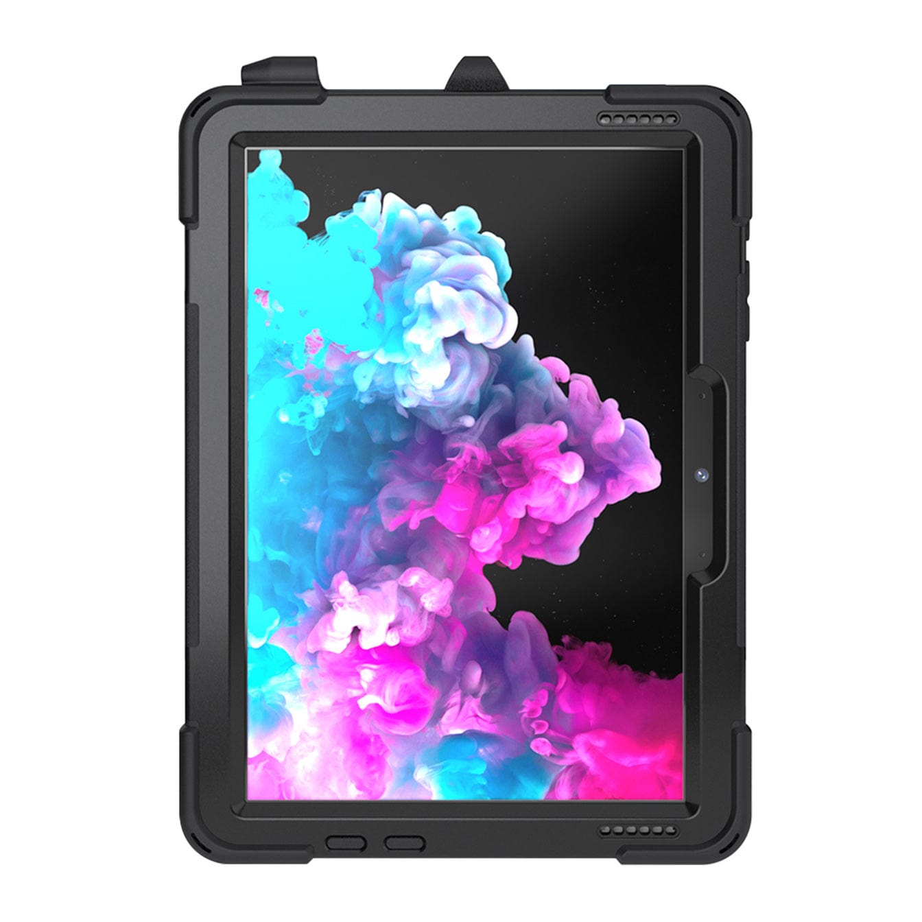 Raider Series Hard Shell Hand Strap Case - Microsoft Surface Go 4 and Surface Go 3 - Black
