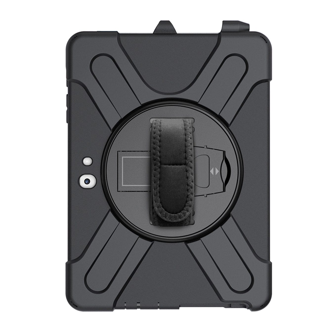 Raider Series Hard Shell Hand Strap Case - Microsoft Surface Go 4 and Surface Go 3 - Black