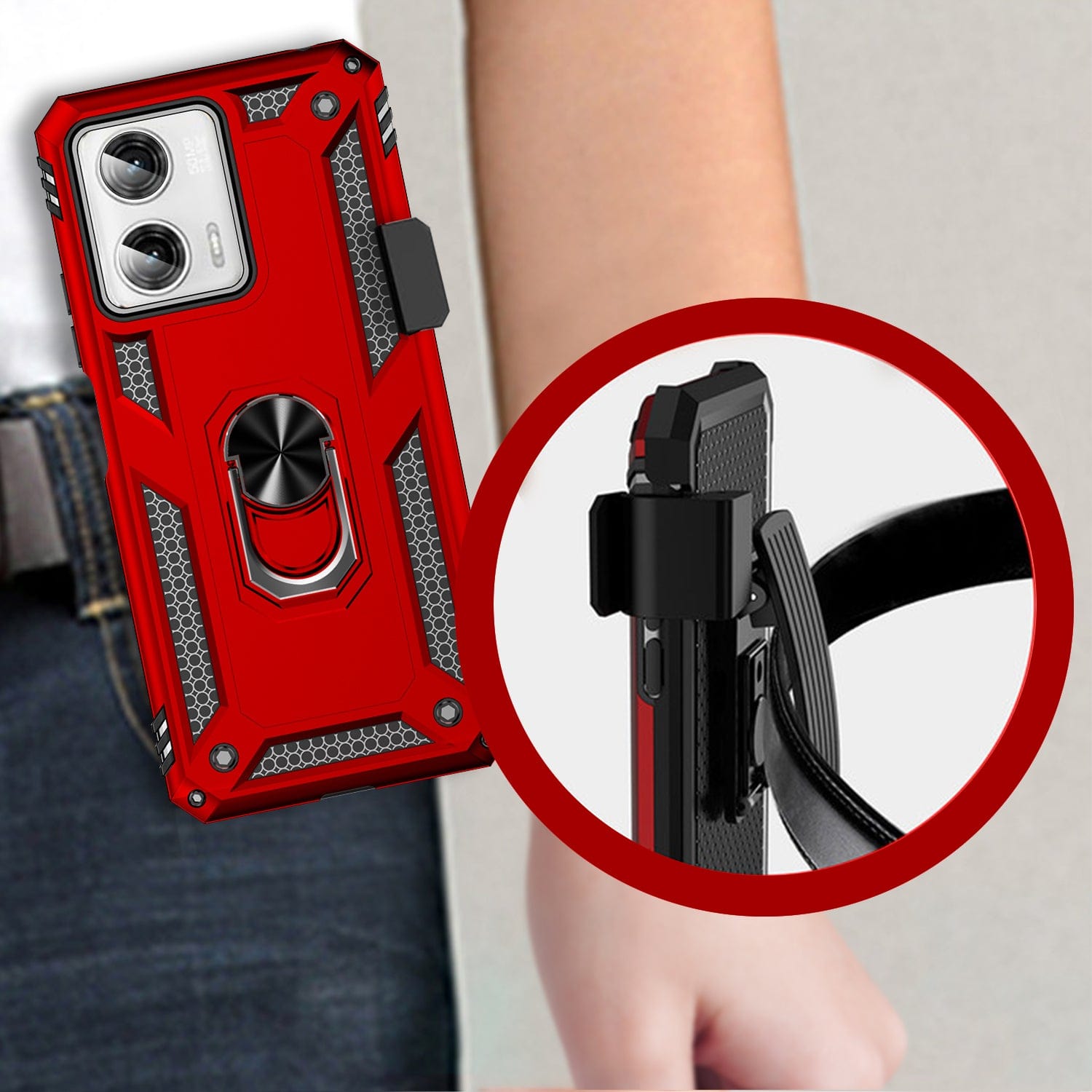 Raider Series Kickstand Case - Motorola G Power 5G