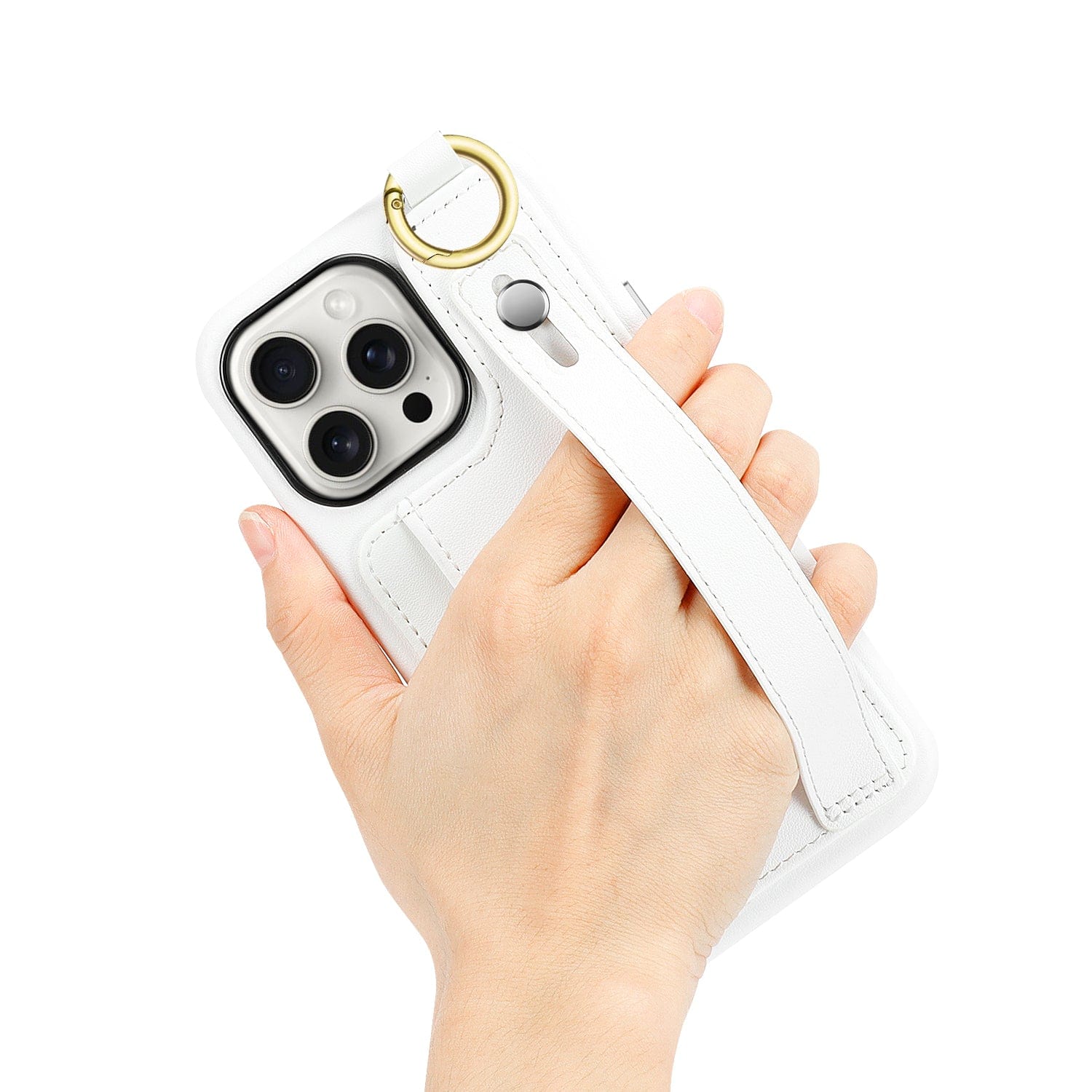 Indy Series Wallet FingerGrip Leather Case - iPhone 15 Pro Max