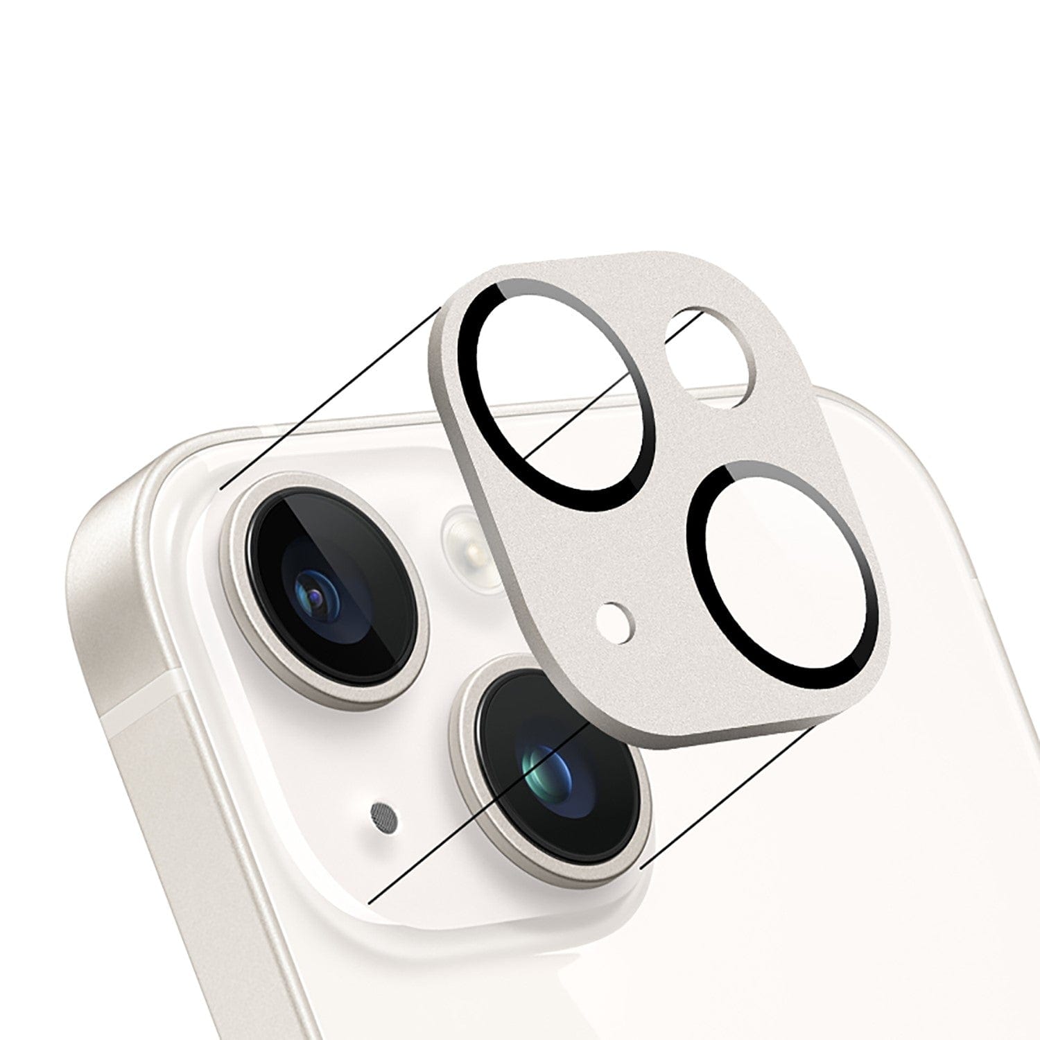 ZeroDamage Camera Lens Protector for Apple iPhone 14 and iPhone 14 Plus (2-Pack)