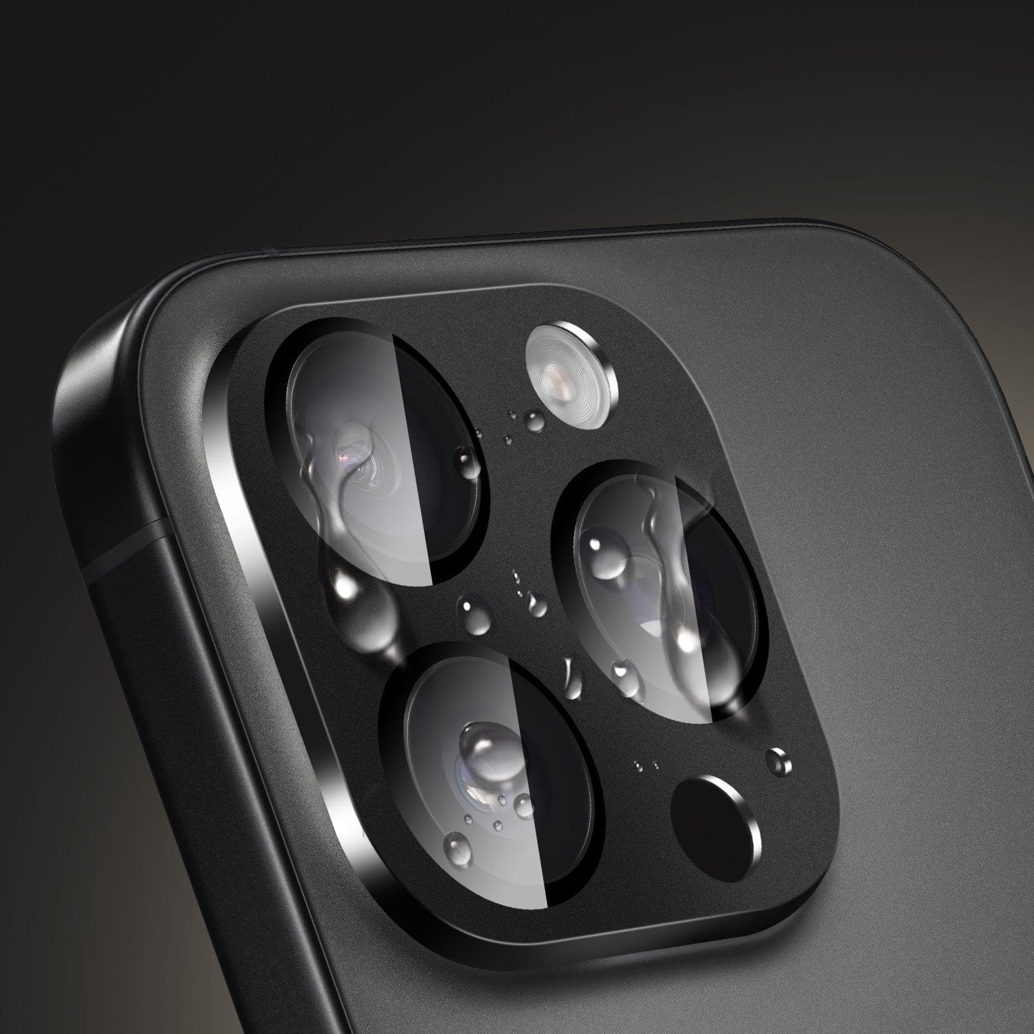 Ultra-Strong Camera Lens Protector for Apple iPhone 16 Pro and 16 Pro Max (2-Pack) - Black