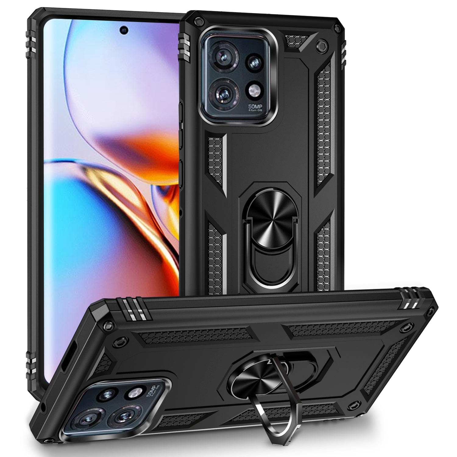 Raider Series Kickstand Case - Motorola Edge+