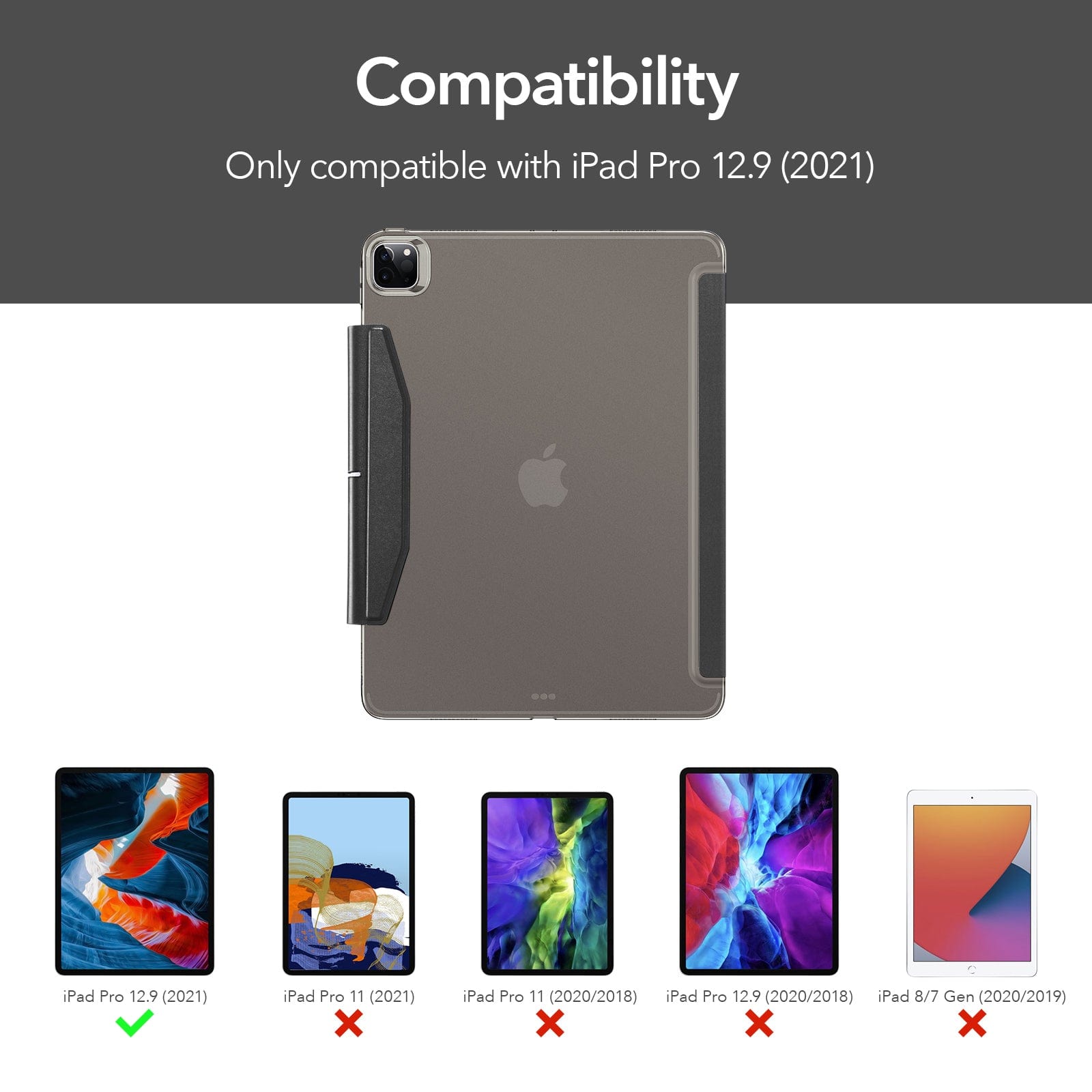 Indy Series Tri-Fold Folio Case - iPad Pro 12.9" and 11"