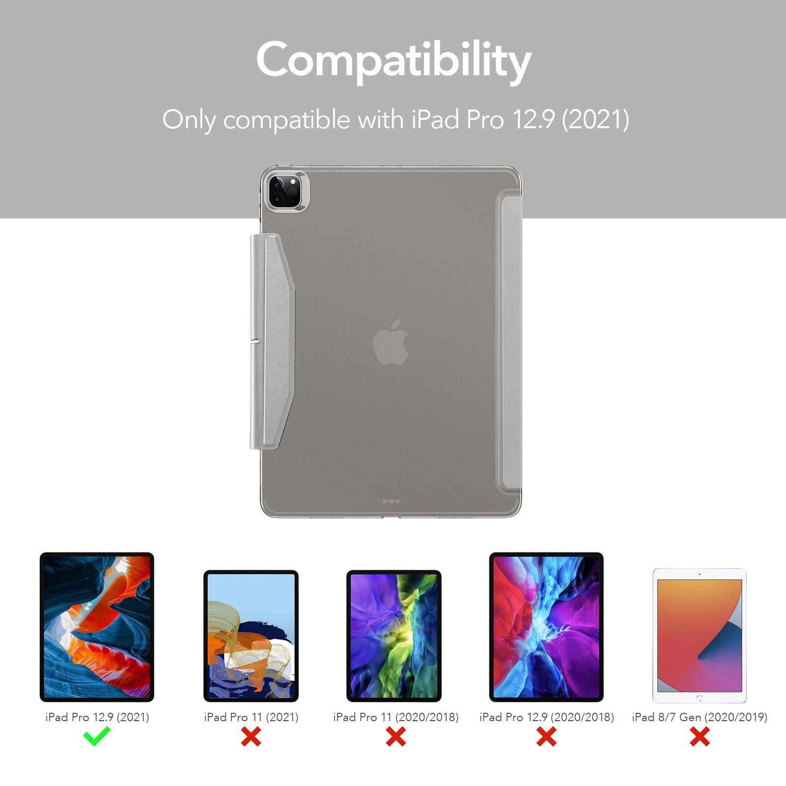 Indy Series Tri-Fold Folio Case - iPad Pro 12.9" and 11"