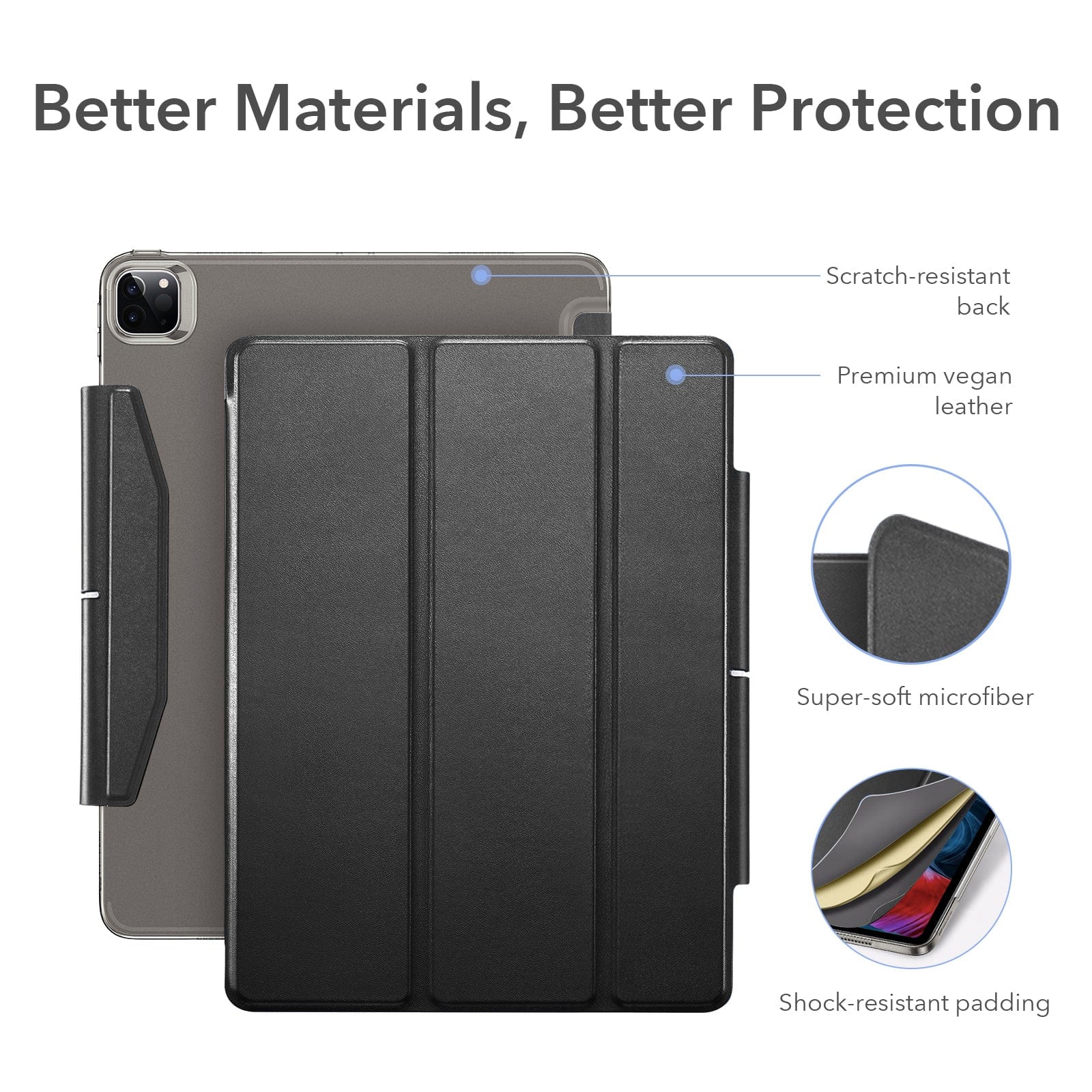 Indy Series Tri-Fold Folio Case - iPad Pro 12.9" and 11"