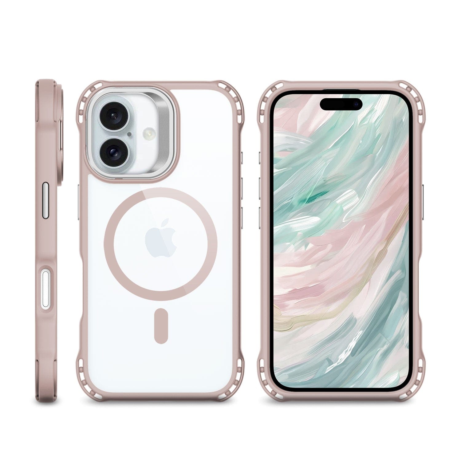 Venture Series Clear Rebound Case with Kickstand - Apple iPhone 16 Plus