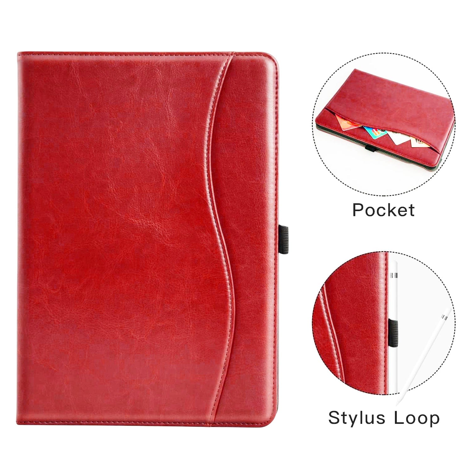 Indy Series Folio Case with Stylus Loop and Pocket - iPad 10.2"
