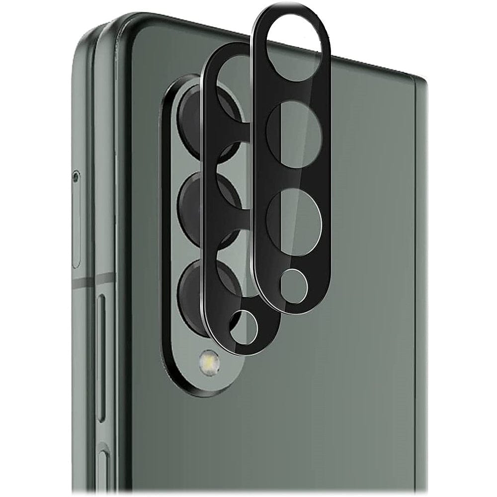 ZeroDamage Camera Lens Protector for Samsung Galaxy Z Fold4 (2-Pack) - Clear/Black