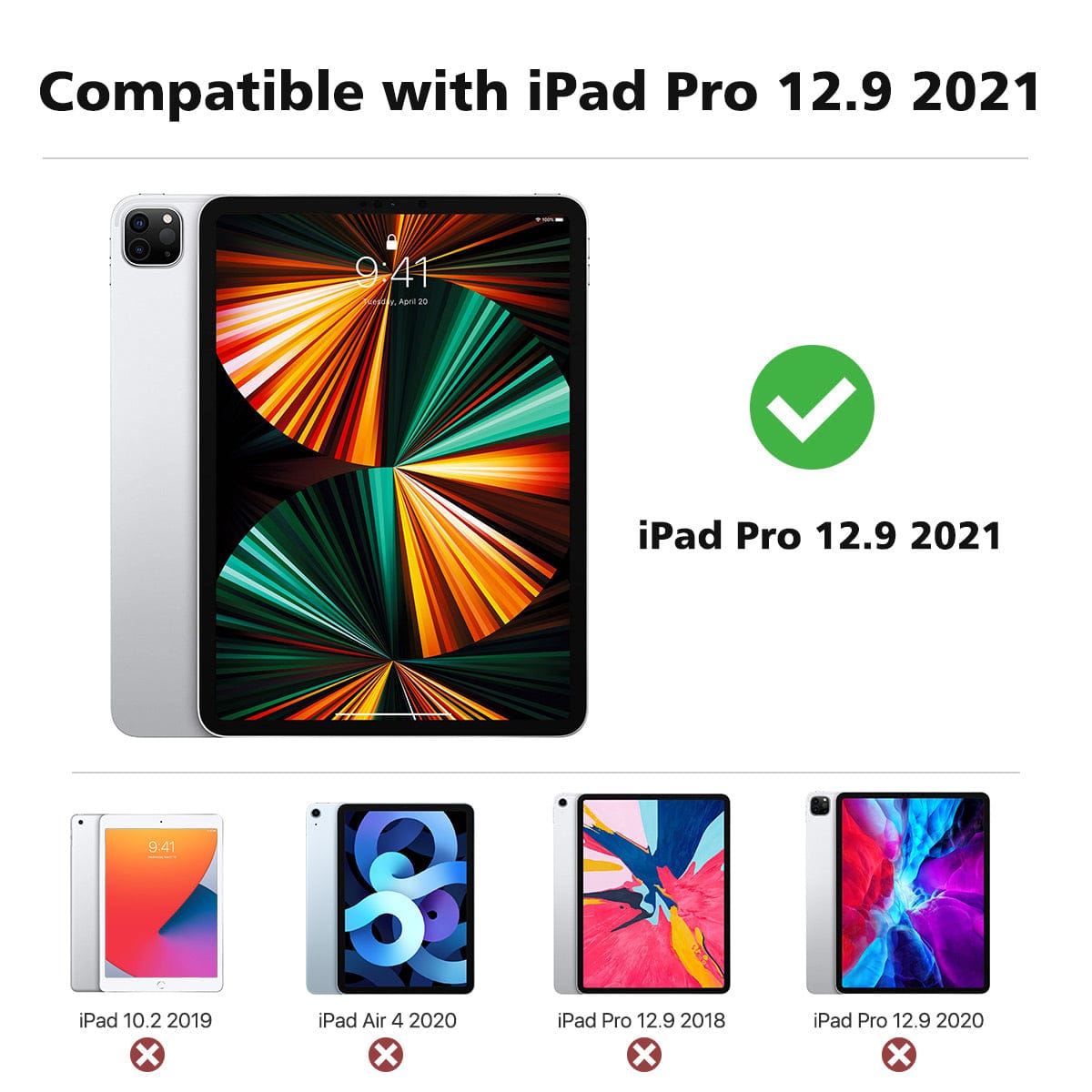 Indy Series Multi-Angle Folio Case - iPad Pro 12.9" and 11"