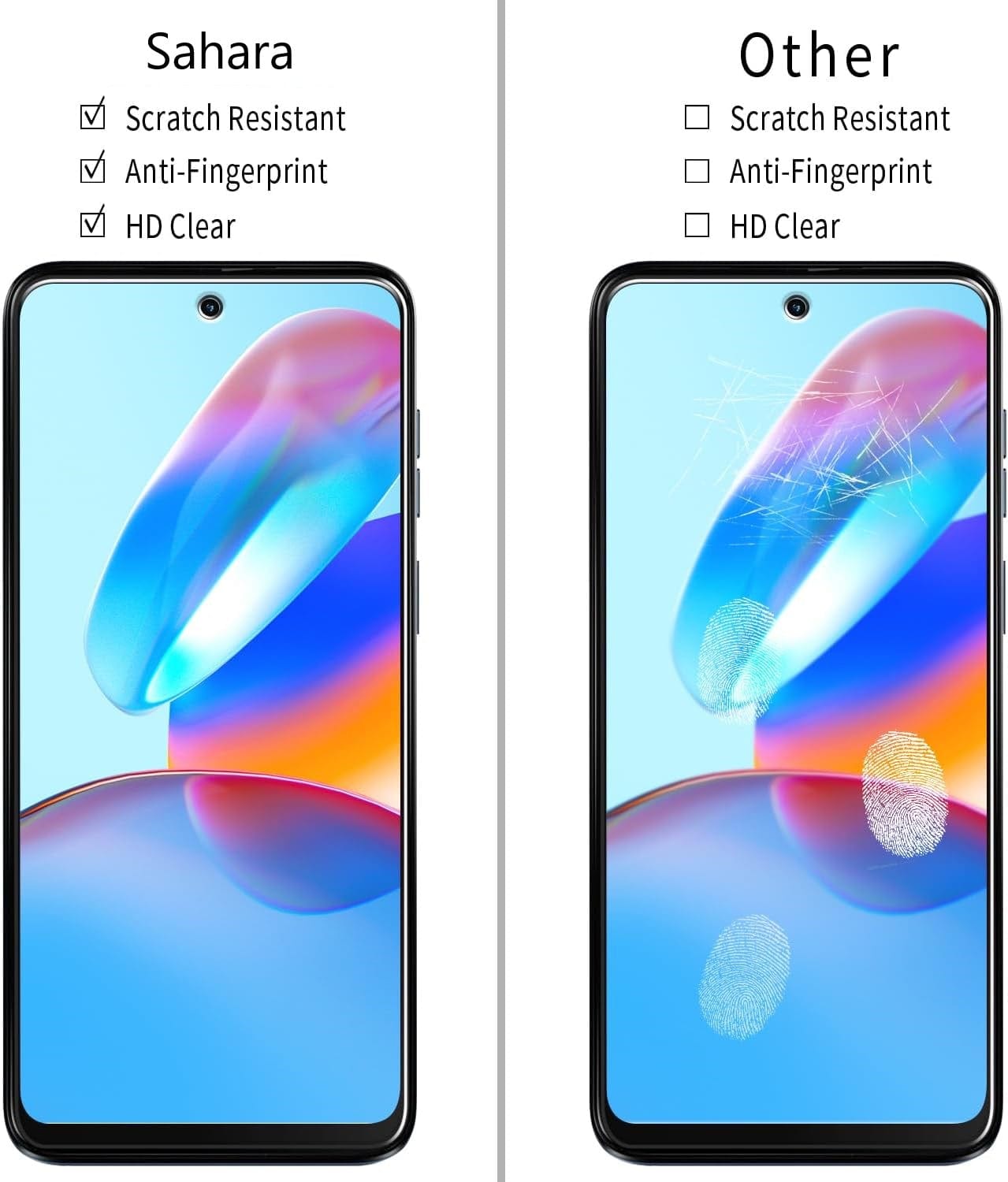 ZeroDamage Ultra Strong Tempered Glass Screen Protector - Motorola G Play 2024 (2-Pack) - Clear