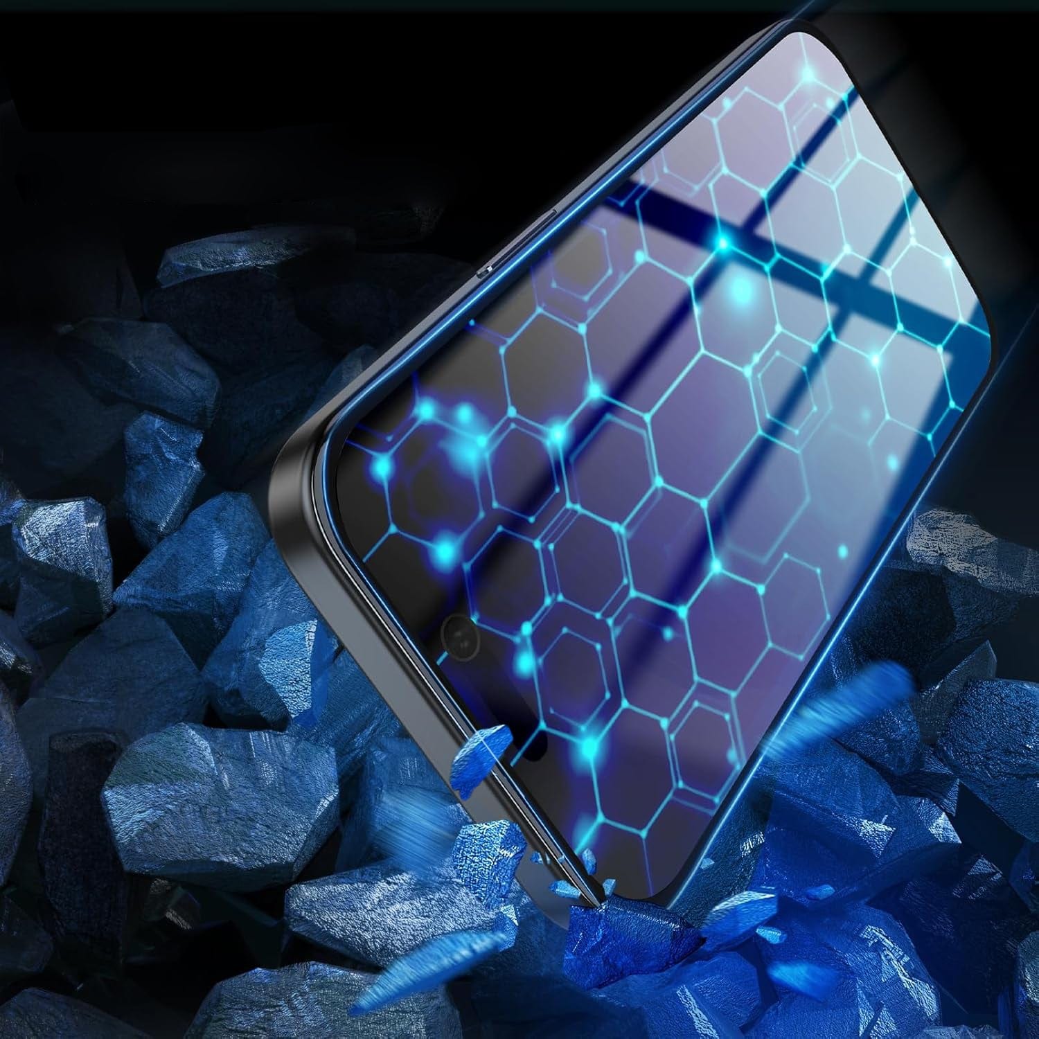 ZeroDamage Tempered Glass Privacy Screen Protector - Apple iPhone 16 Pro Max