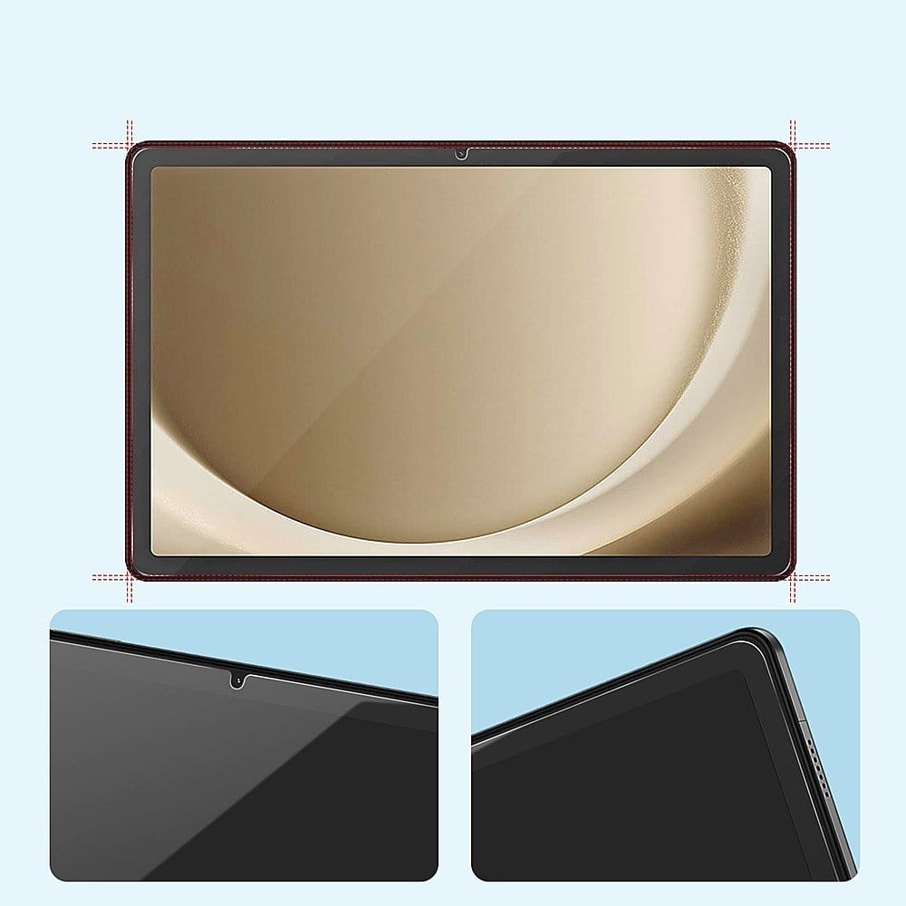 ZeroDamage Ultra Strong Tempered Glass Screen Protector for Samsung Galaxy Tab A9+ - Clear