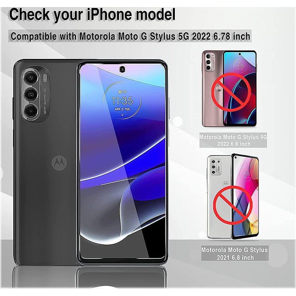 ZeroDamage Ultra Strong+ Tempered Glass Screen Protector for Motorola Moto G Stylus 5G (2-Pack) - Clear