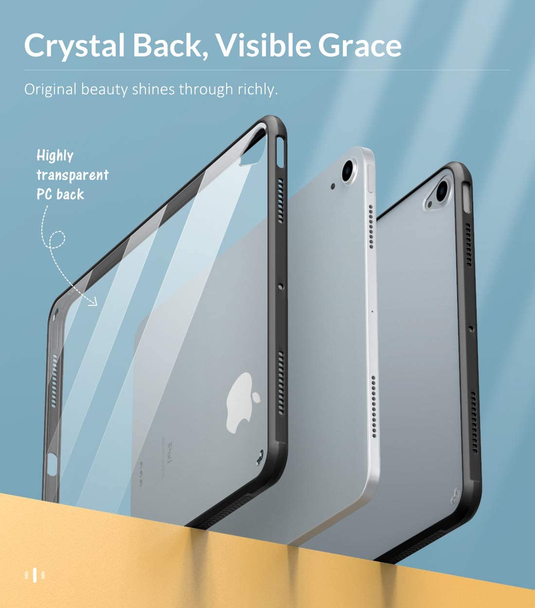 Venture Series Clear Hard Shell Case - iPad Air 10.9" and 11-inch M2