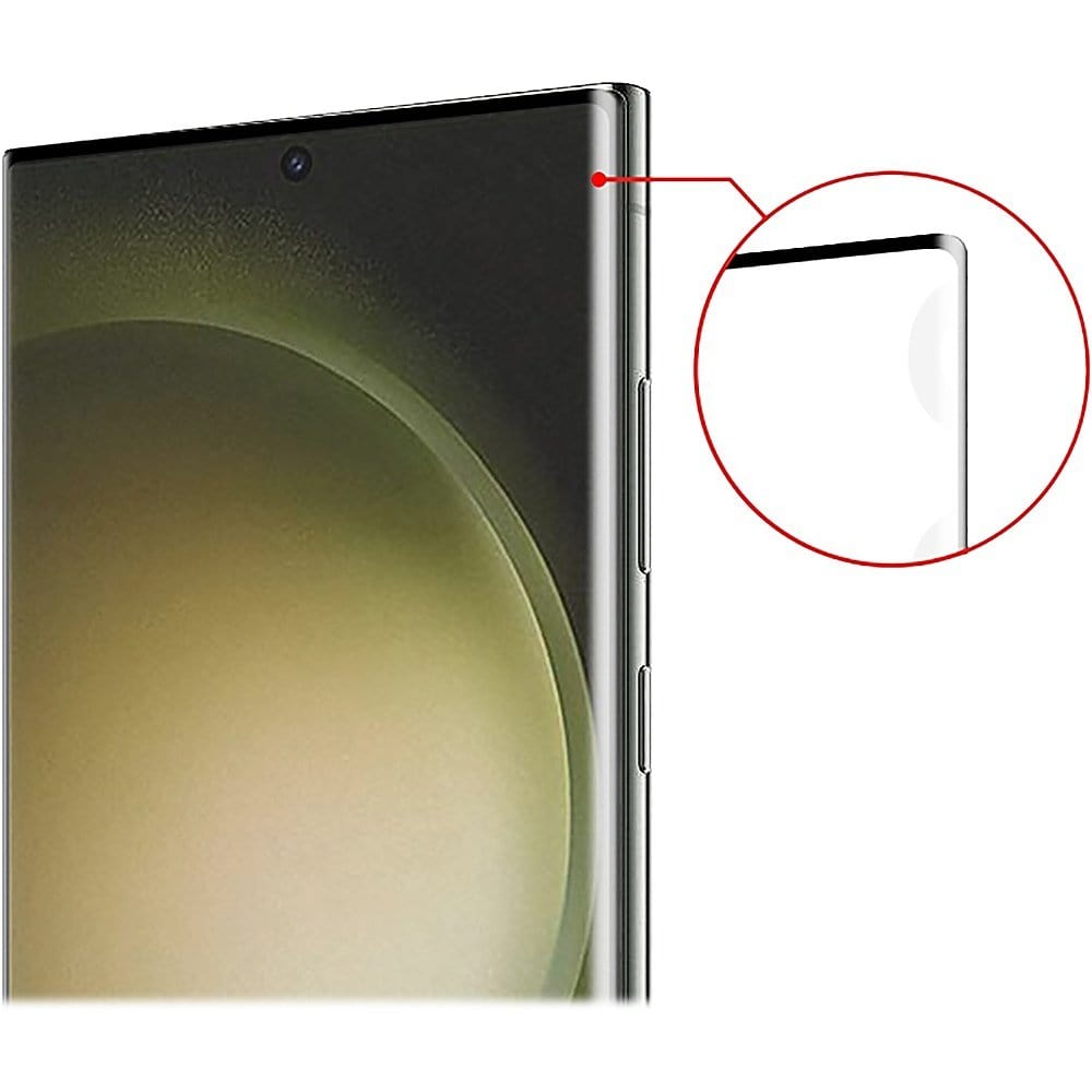 ZeroDamage Ultra Strong+ Tempered Glass Screen Protector for Samsung Galaxy S23 Ultra (2-Pack) - Clear