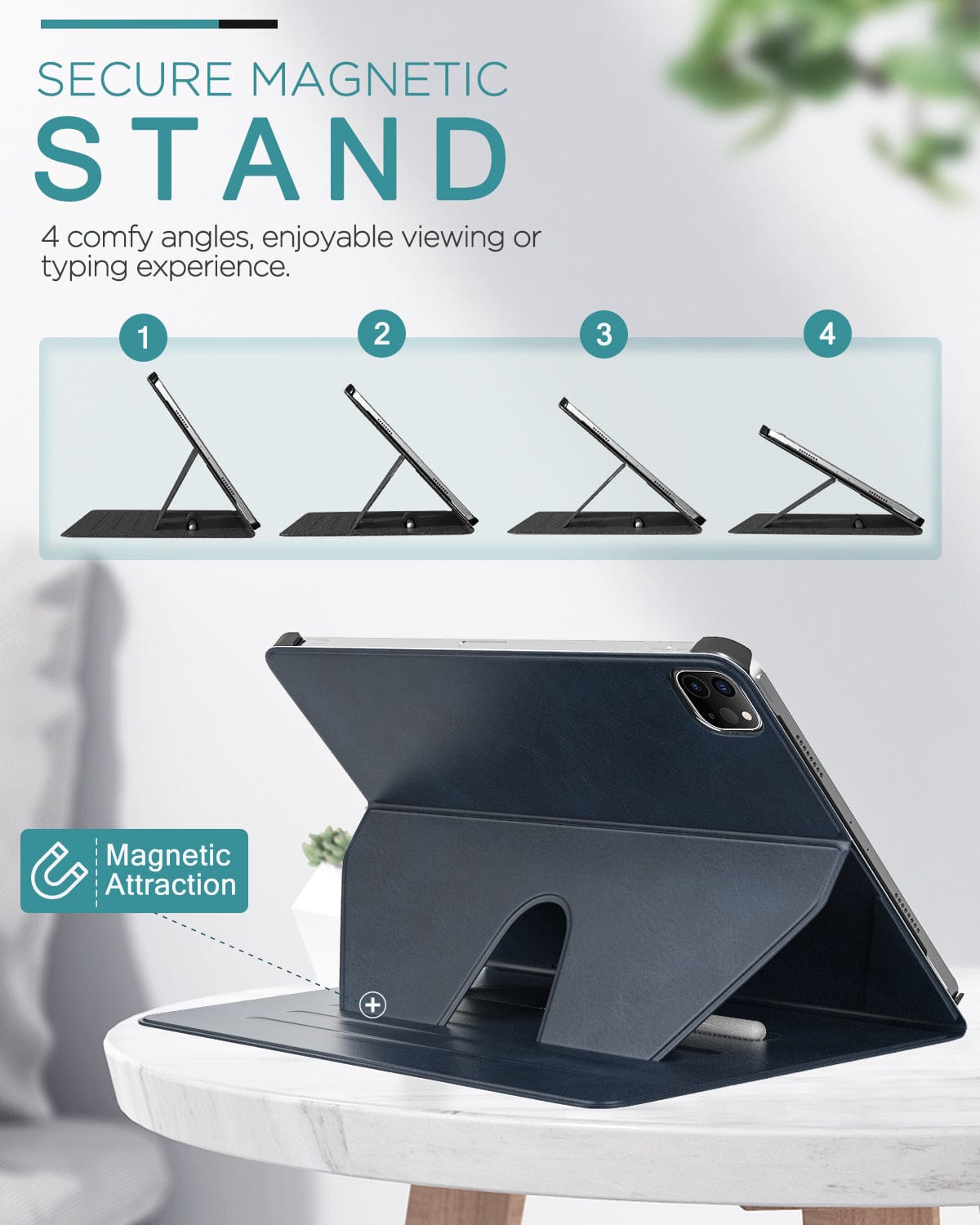 Indy Series Multi-Angle Folio Case - iPad Pro 12.9" and 11"