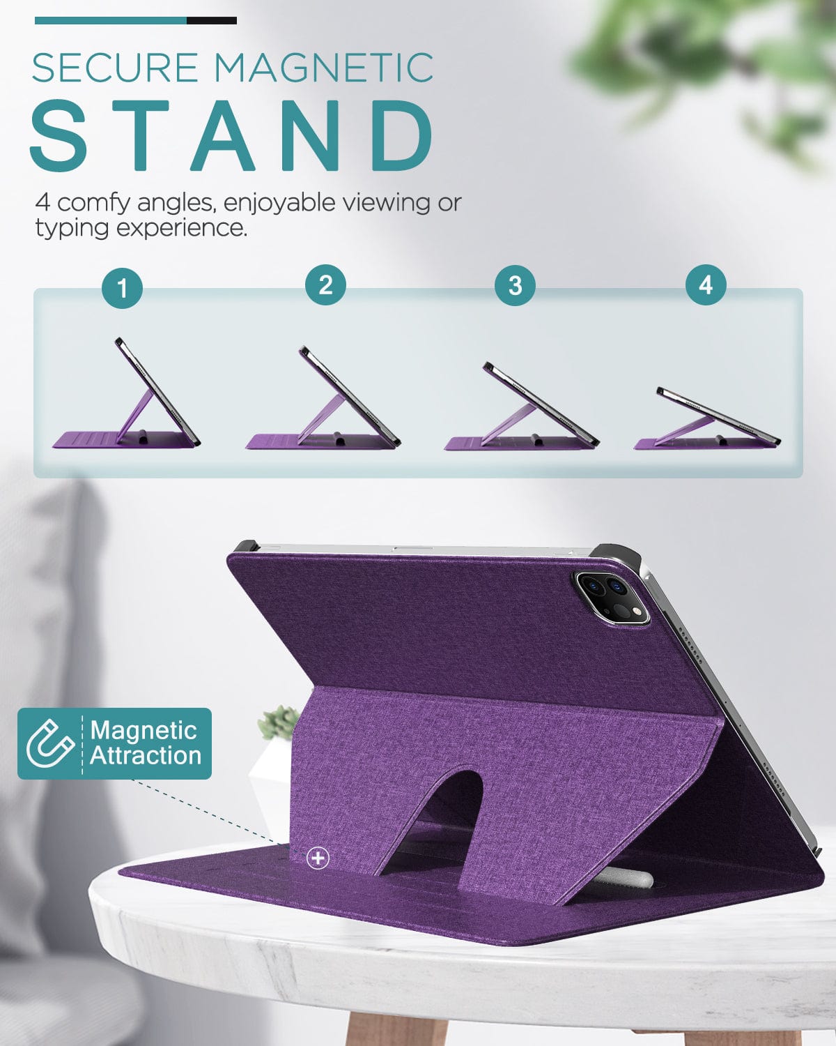 Indy Series Multi-Angle Folio Case - iPad Pro 12.9" and 11"