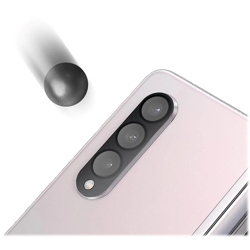 ZeroDamage Camera Lens Protector for Samsung Galaxy Z Fold4 (2-Pack) - Clear/Black