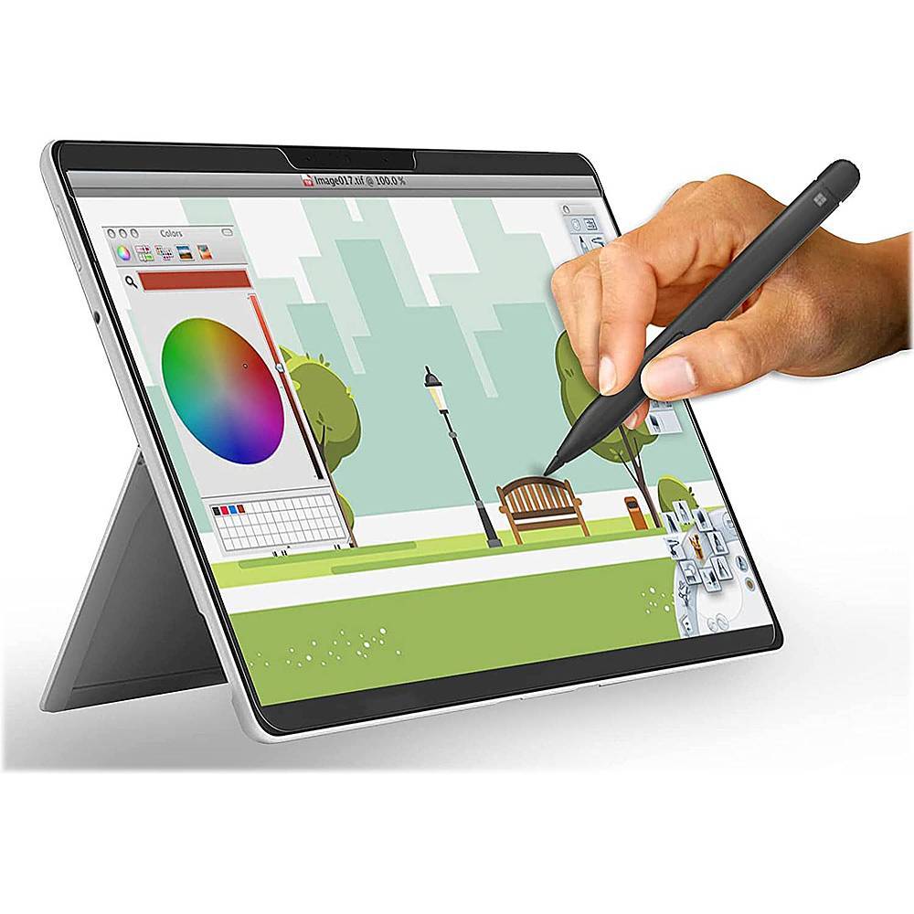 ZeroDamage Ultra Strong+ Tempered Glass Screen Protector for Microsoft Surface Pro 8 and Pro X - Clear