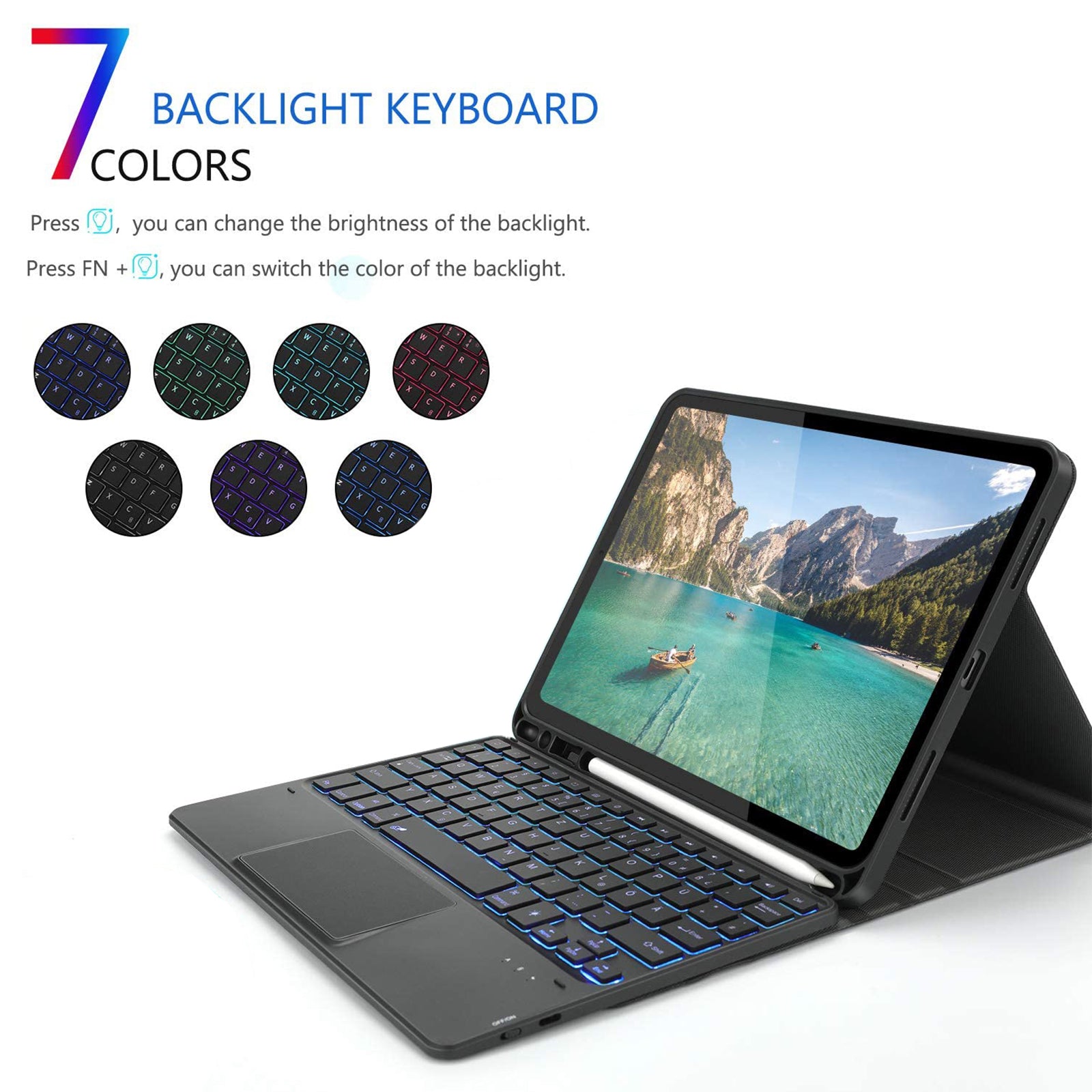 Navigate Series Keyboard Folio Case - iPad Pro 12.9" and 11"