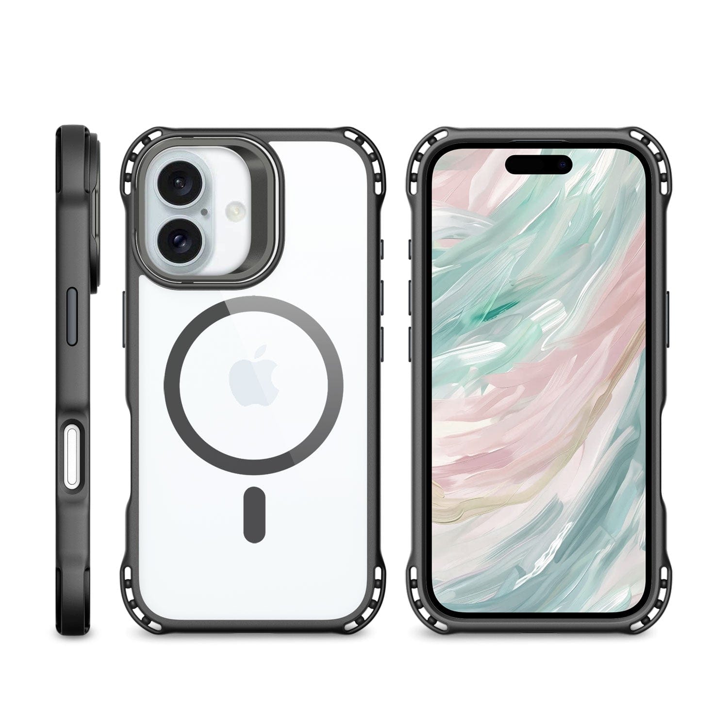Venture Series Clear Rebound Case with Kickstand - Apple iPhone 16 Plus