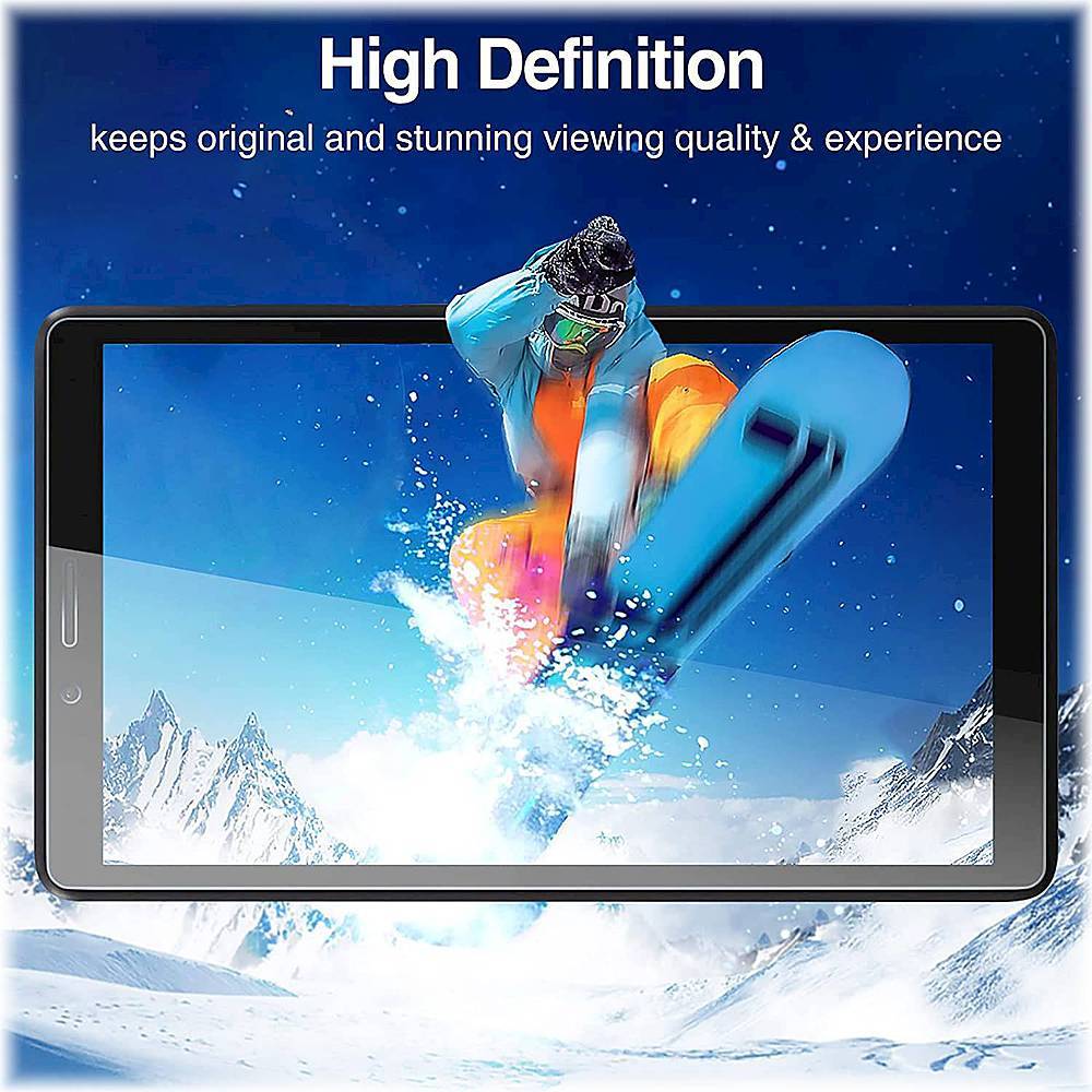 ZeroDamage Ultra Strong Tempered Glass Screen Protector for Lenovo Tab M7 (3rd Gen) - Clear