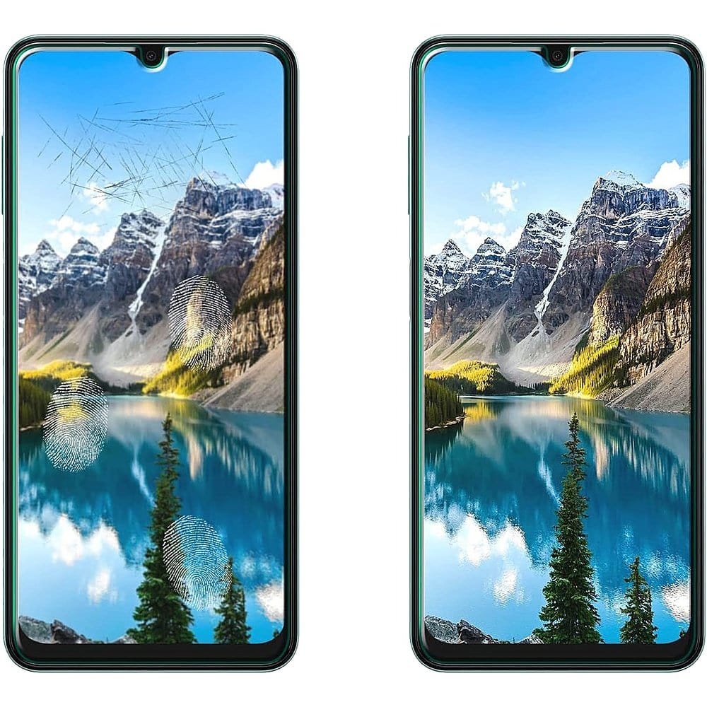 ZeroDamage Ultra Strong+ Tempered Glass Screen Protector for Samsung Galaxy A14 5G (2-Pack) - Clear