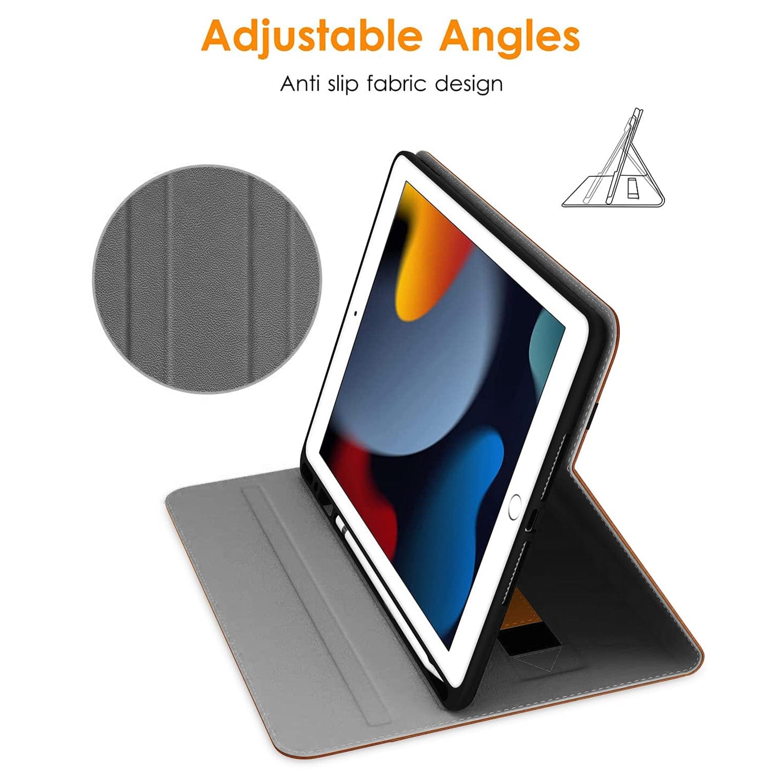 Indy Series Folio Case with Stylus Loop and Pocket - iPad 10.2"