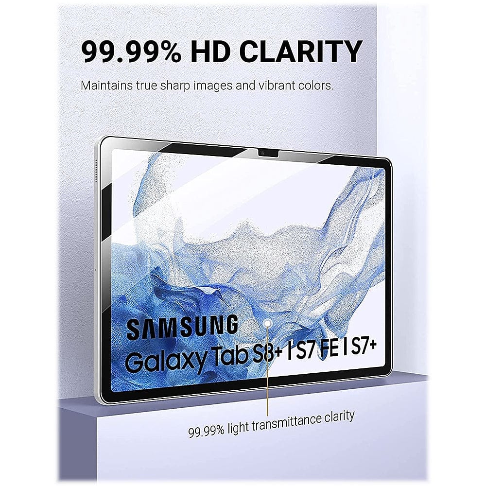 ZeroDamage Ultra Strong Tempered Glass Screen Protector for Galaxy Tab S8+ - Clear