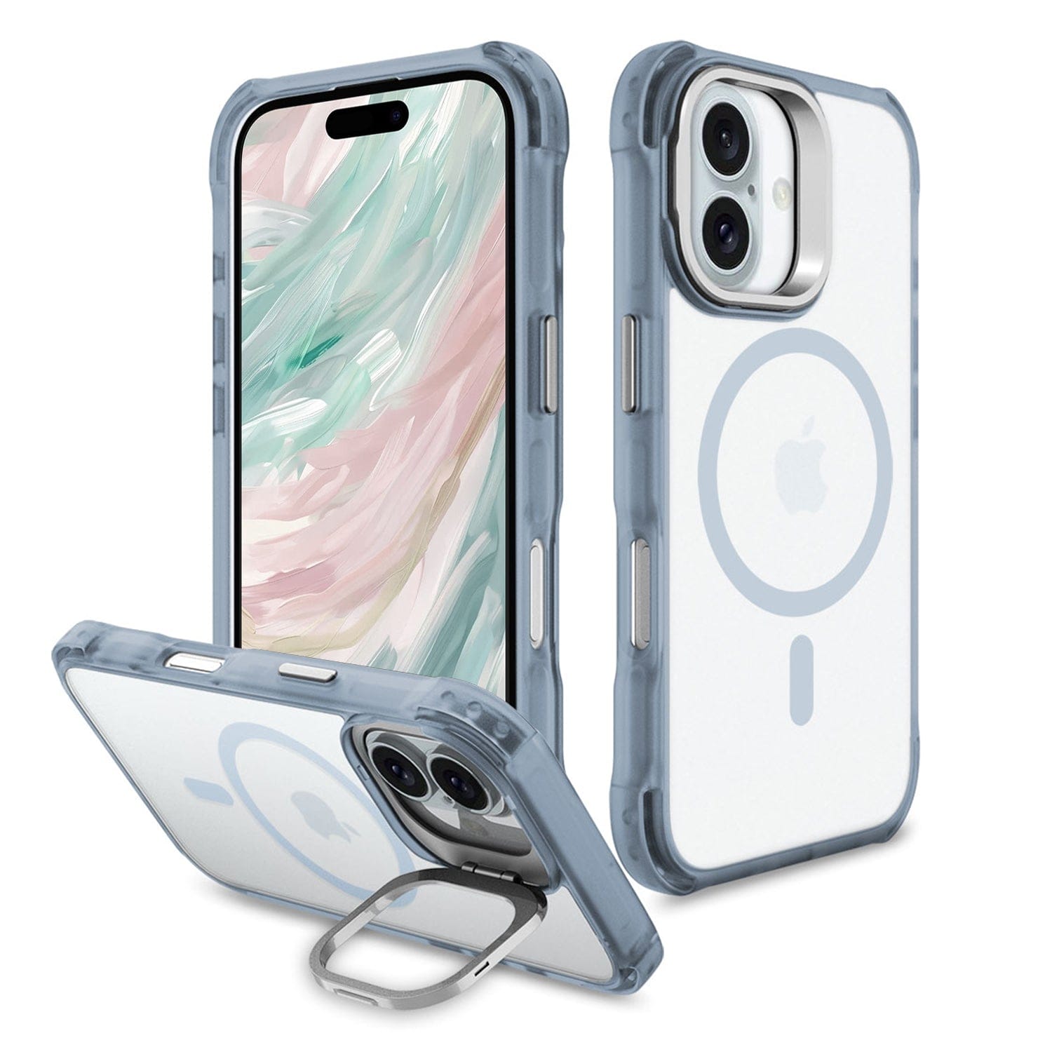 Venture Series Clear Rebound Case with Kickstand - Apple iPhone 16 Plus