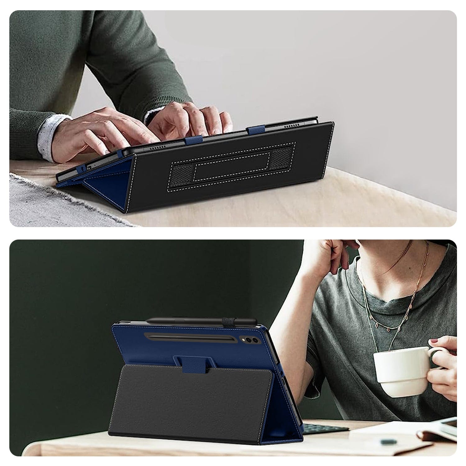 Indy Series Bi-Fold Folio Case - Galaxy Tab S9+ and Tab S9 FE+