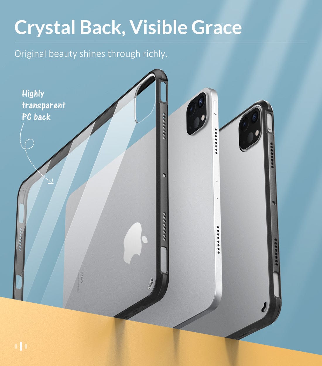 Venture Series Hard Shell Case Clear - iPad Pro 11"