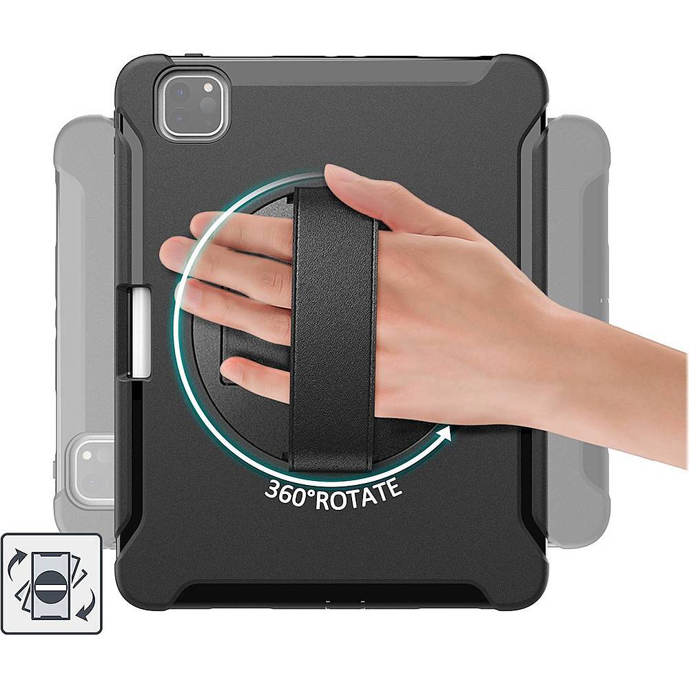 Raider Series Hand Strap Hard Shell Case - iPad Pro 12.9" and 11"