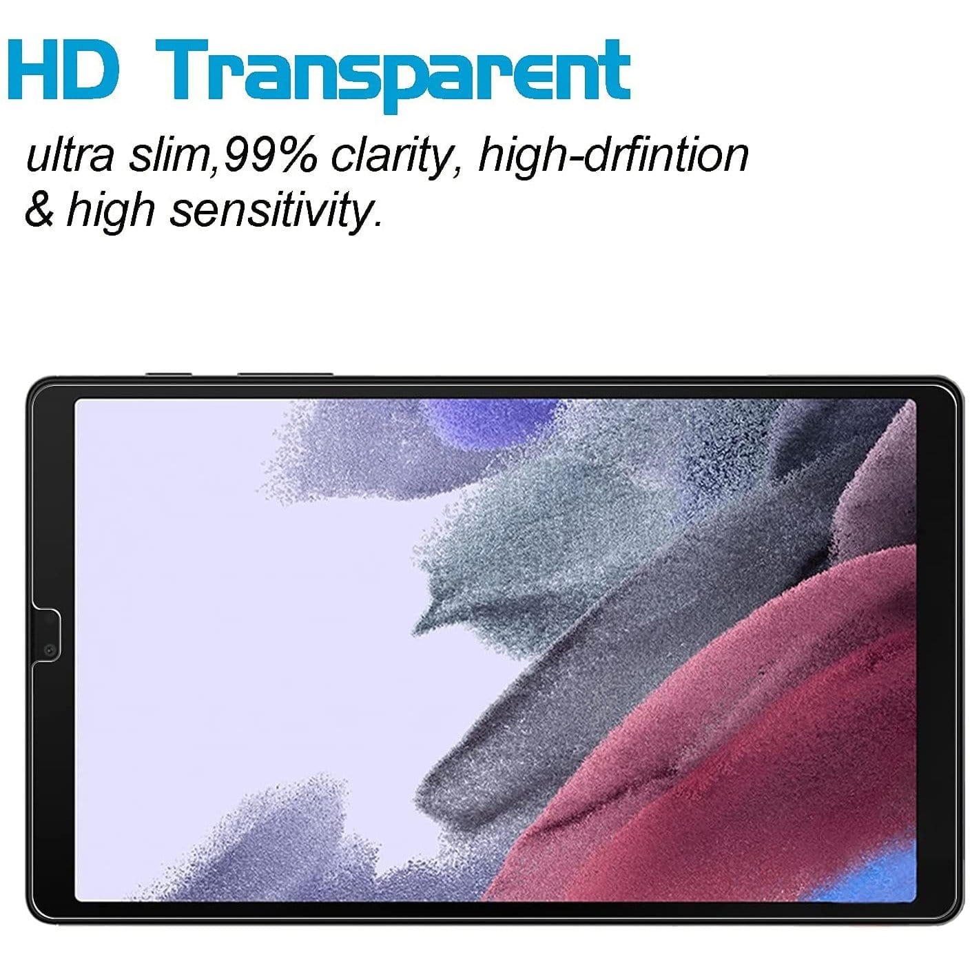 ZeroDamage - Tempered Glass Screen Protector for Samsung Galaxy Tab A7 Lite - Clear