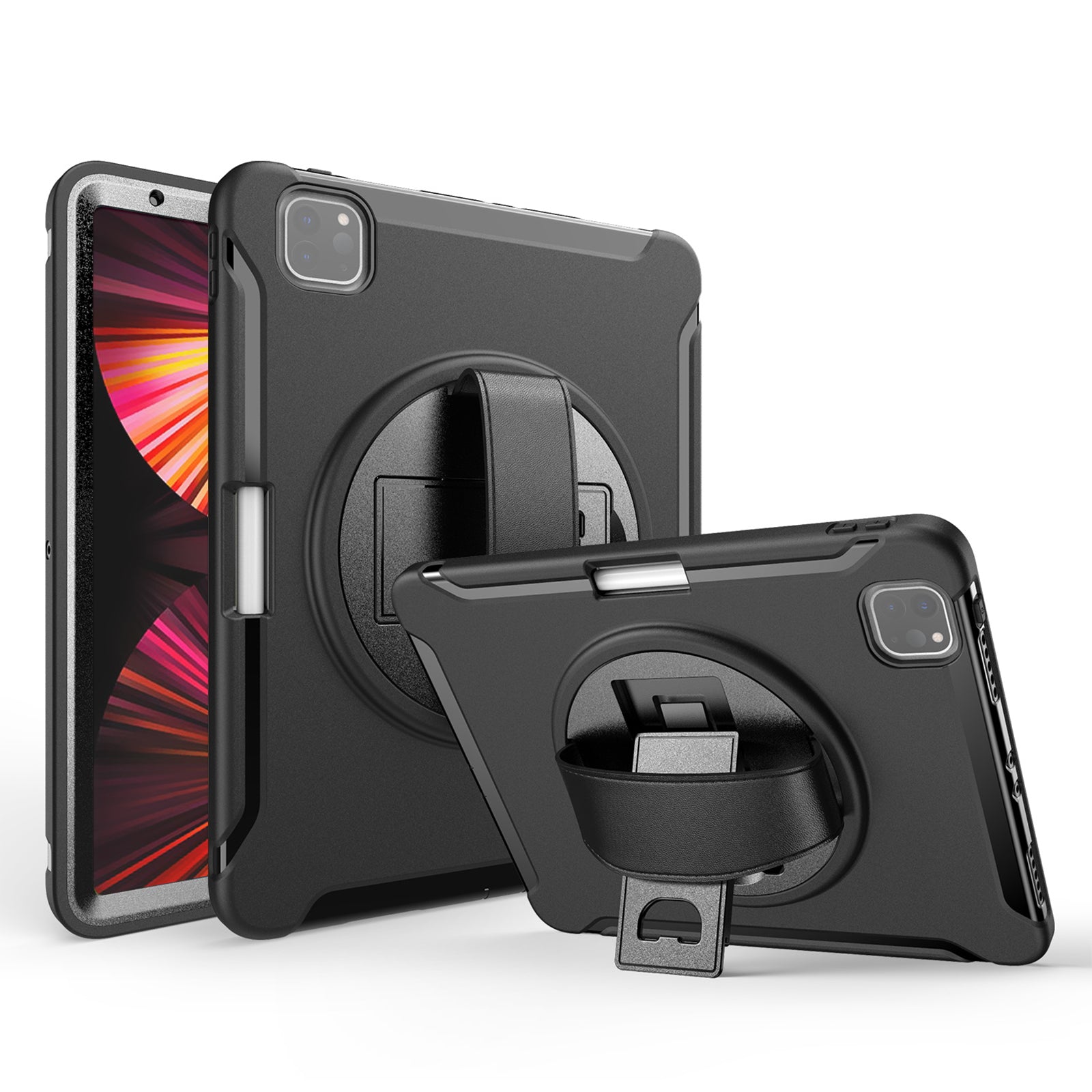 Raider Series Hand Strap Hard Shell Case - iPad Pro 12.9" and 11"