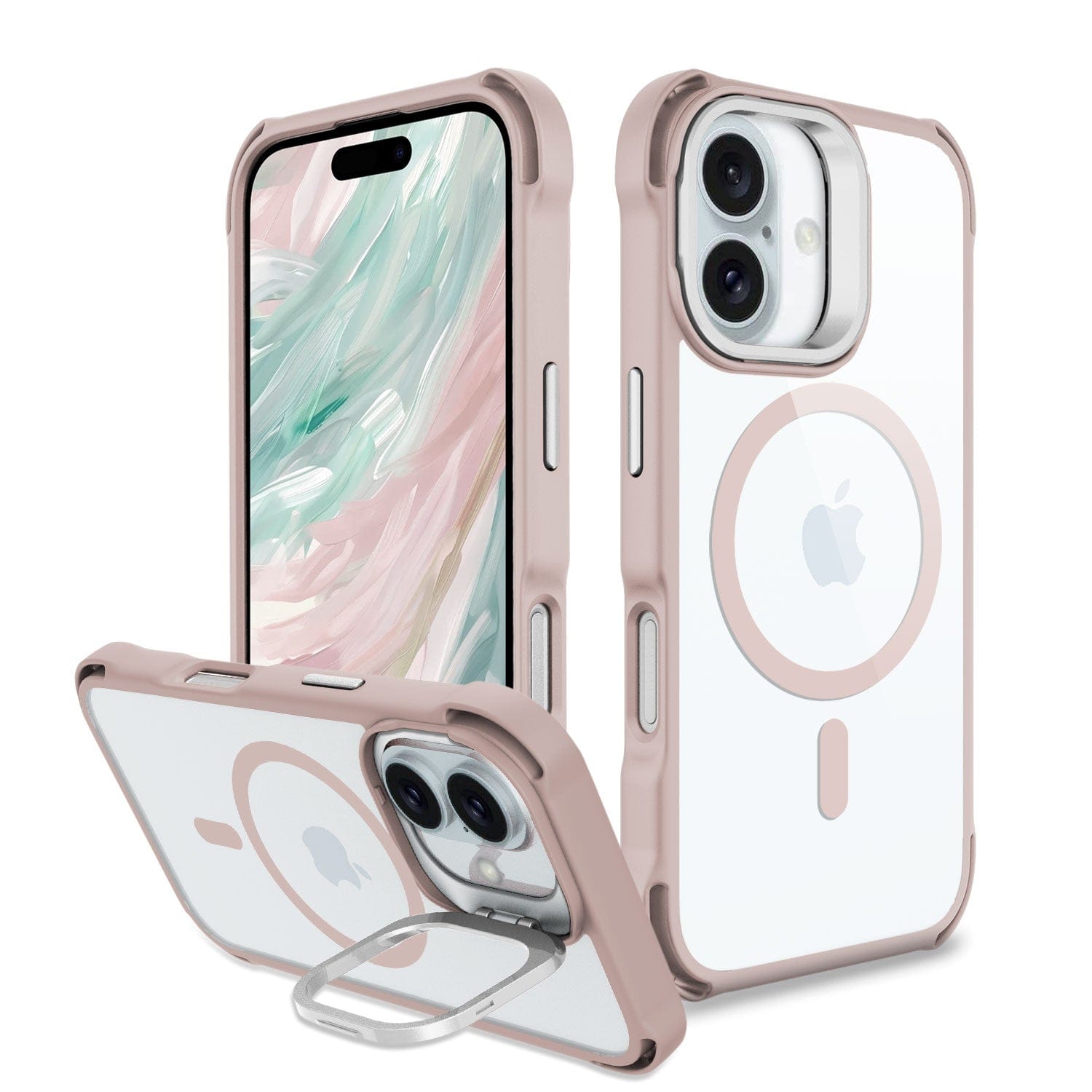 Venture Series Clear Rebound Case with Kickstand - Apple iPhone 16