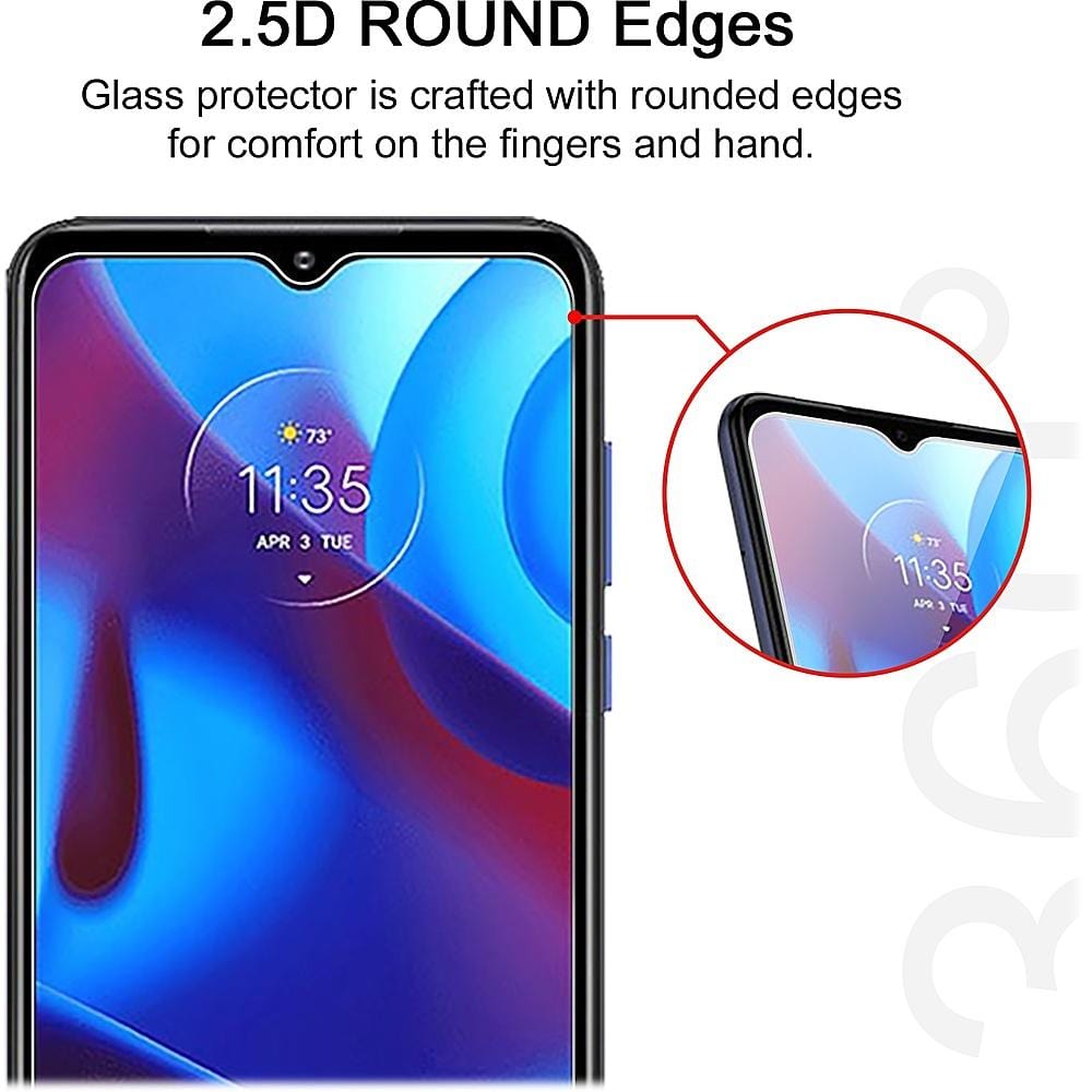 ZeroDamage Ultra Strong Tempered Glass Screen Protector for Motorola Moto G Pure - Clear