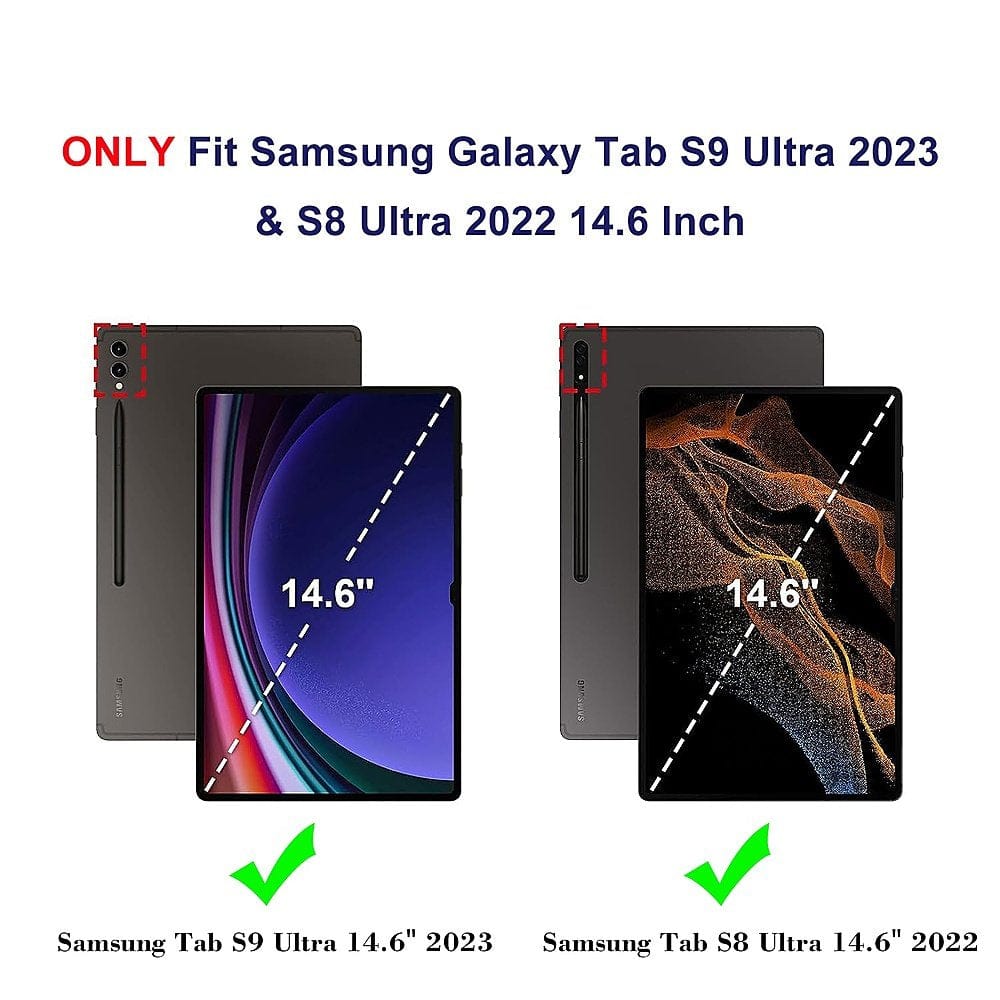 ZeroDamage Ultra Strong Tempered Glass Screen Protector - Galaxy Tab S9 Ultra and S8 Ultra - Clear