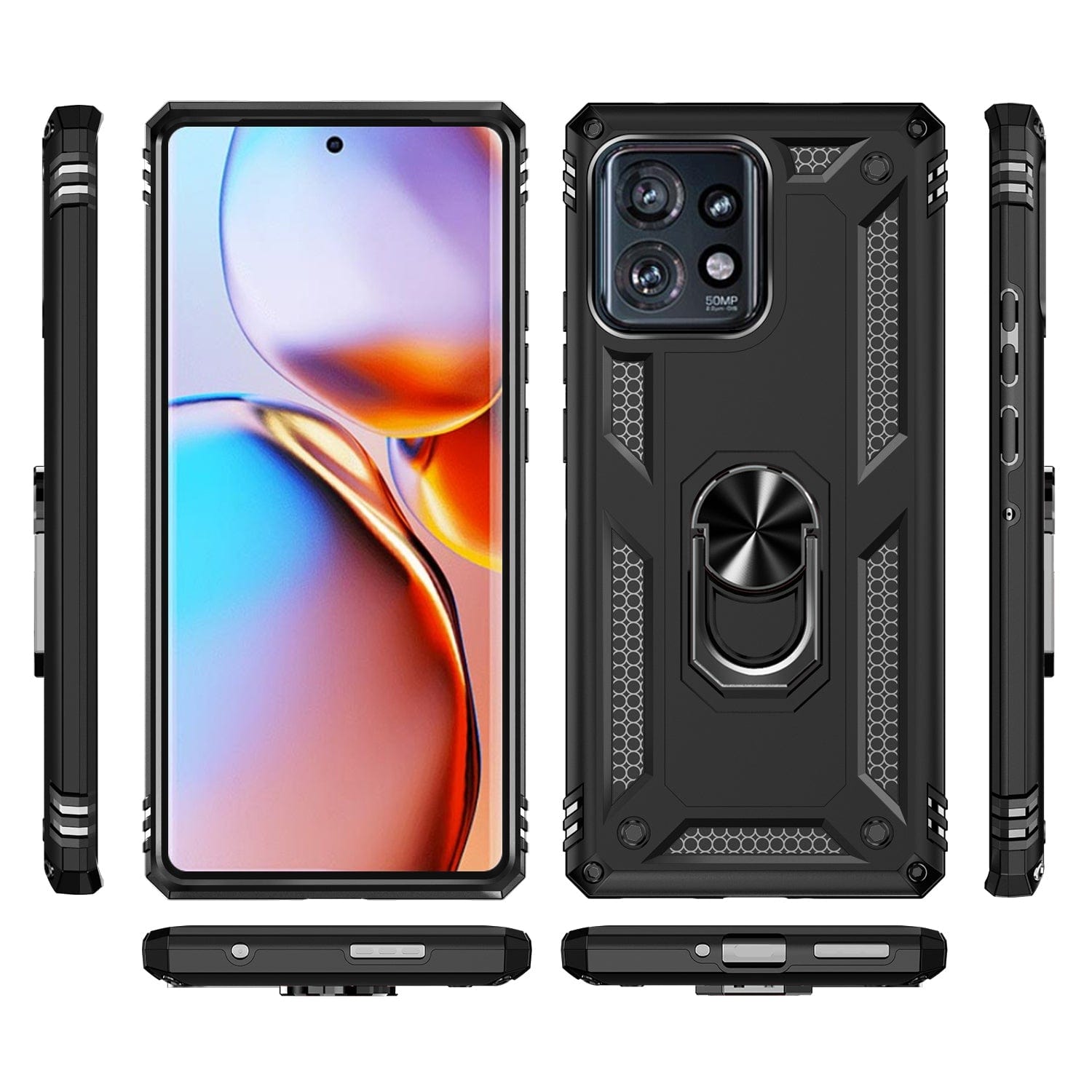 Raider Series Kickstand Case - Motorola Edge+