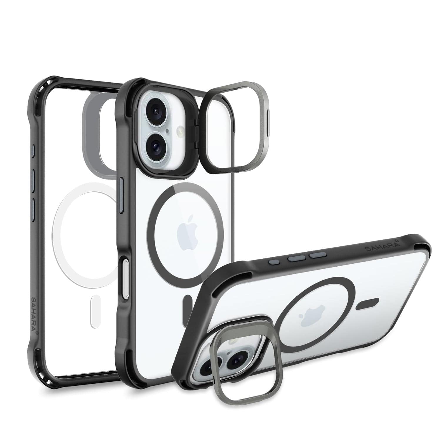 Venture Series Clear Rebound Case with Kickstand - Apple iPhone 16 Plus