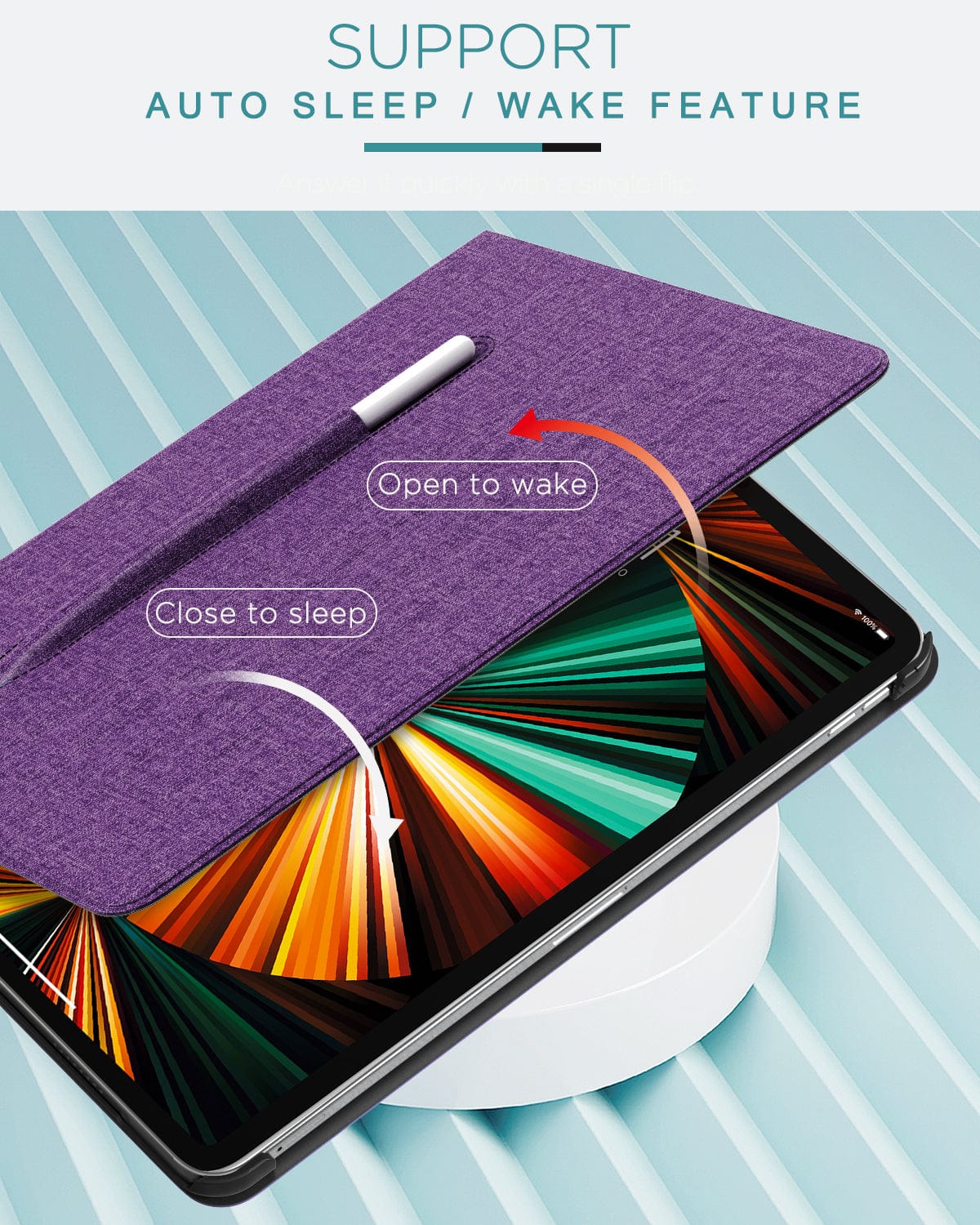 Indy Series Multi-Angle Folio Case - iPad Pro 12.9" and 11"