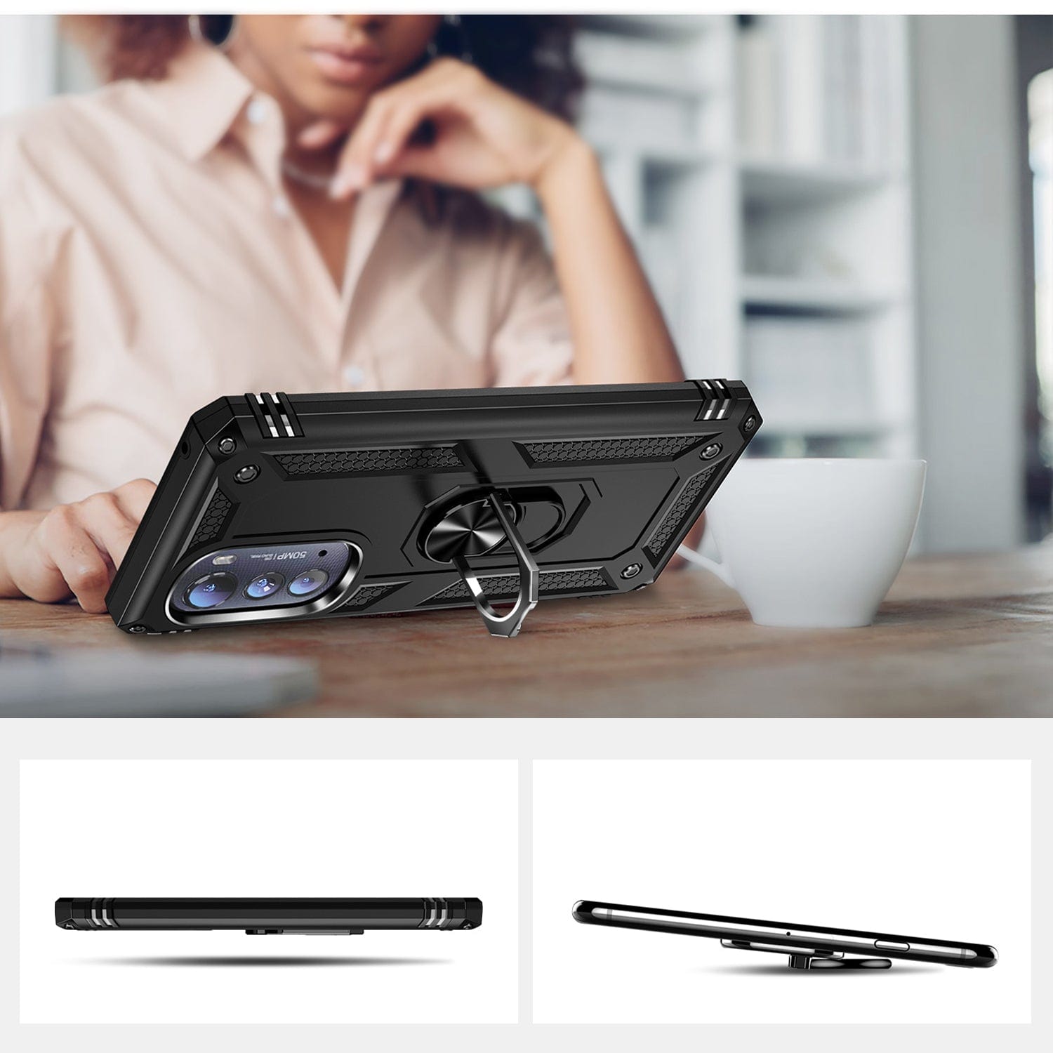 Raider Series Kickstand Case - Motorola Edge