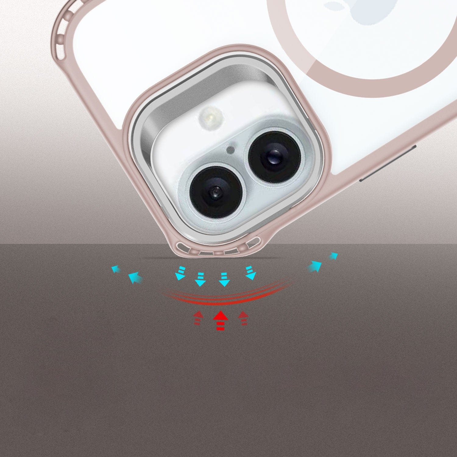 Venture Series Clear Rebound Case with Kickstand - Apple iPhone 16