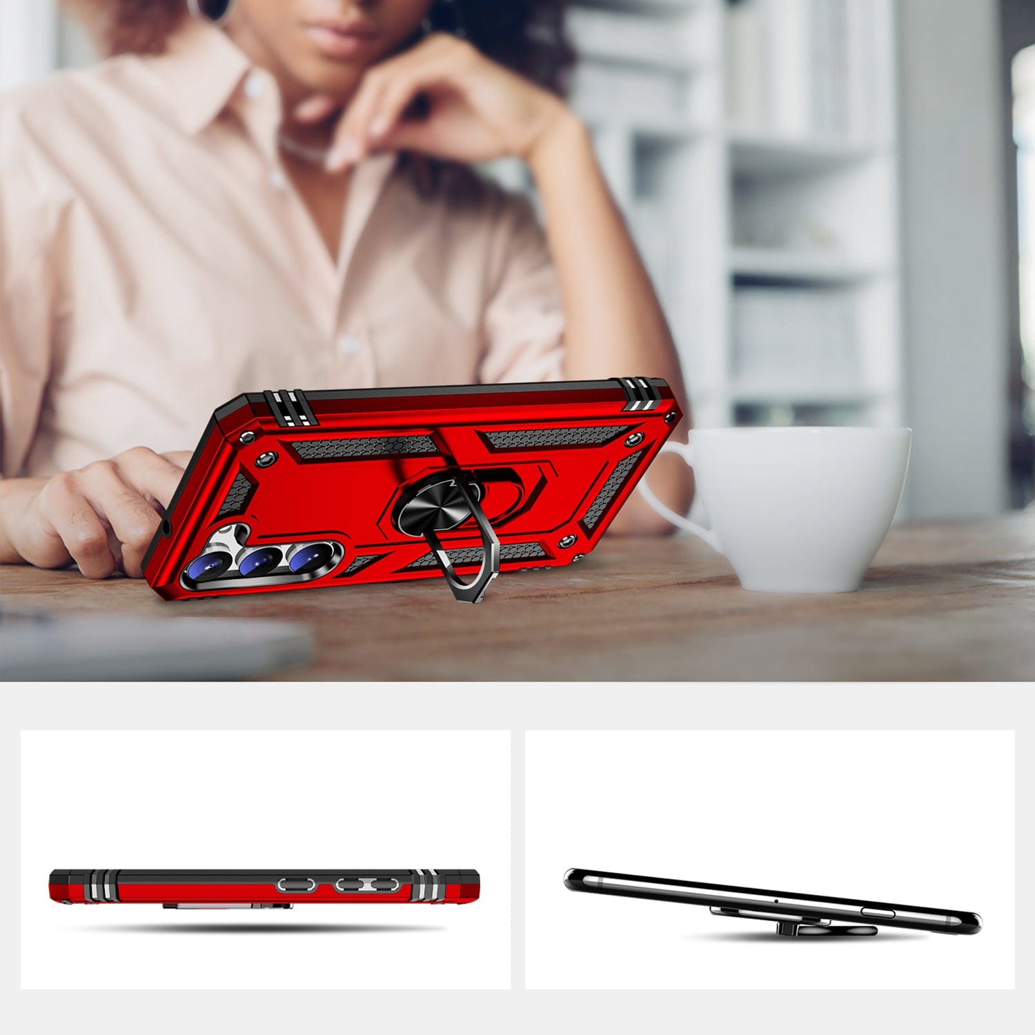 Raider Series Kickstand Case with Belt Clip - Galaxy S23+