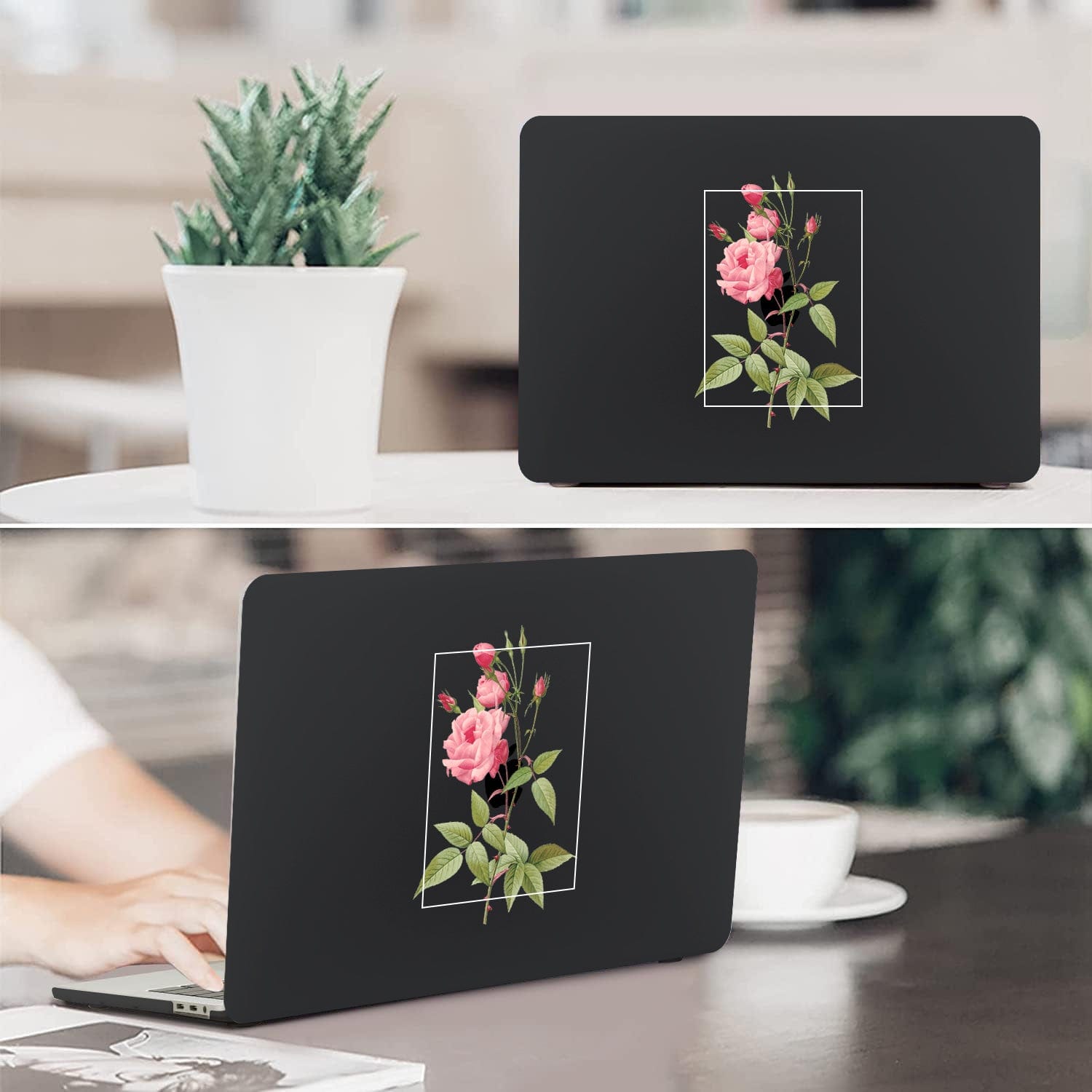 Hybrid-Flex Pink Rose Arts Case - MacBook Pro