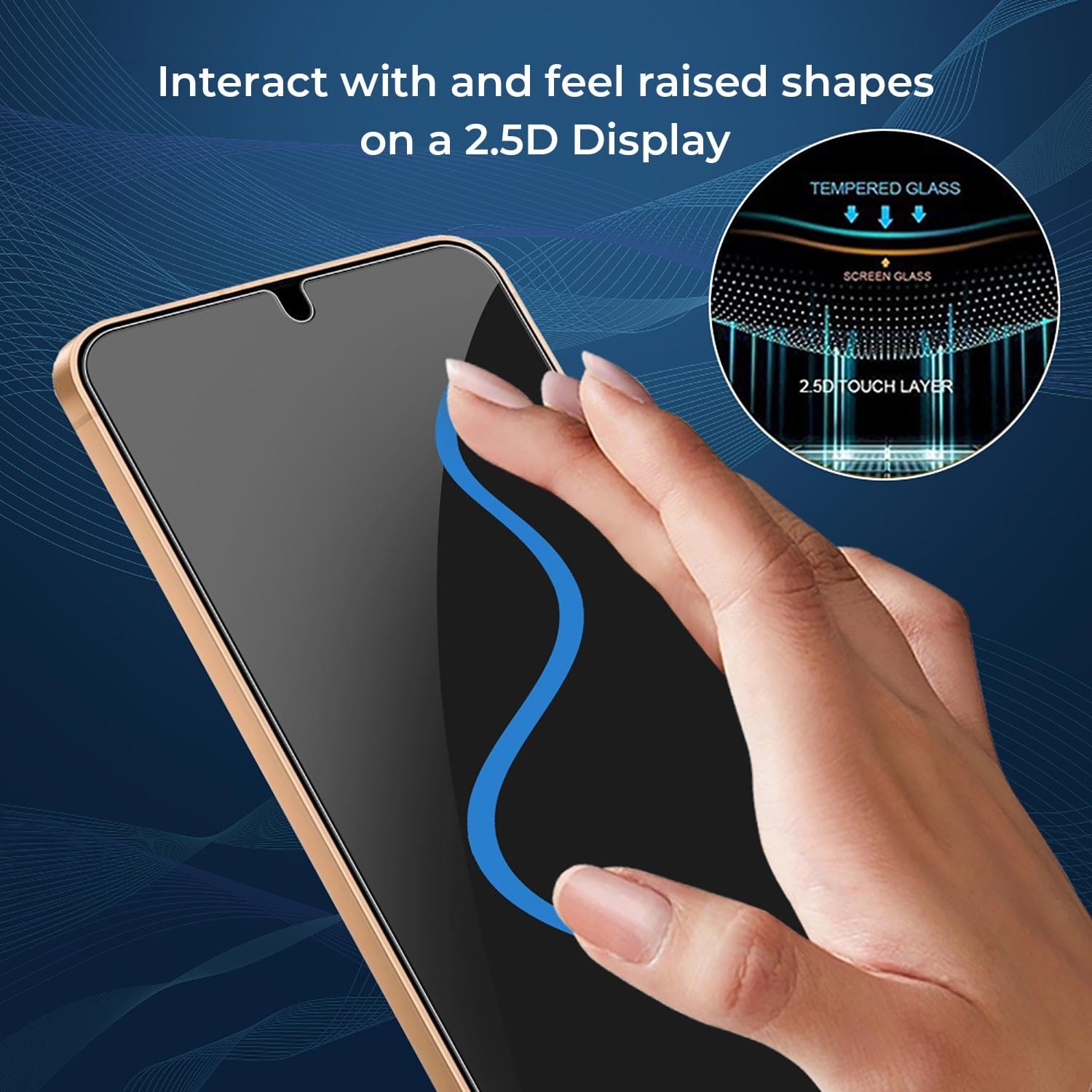 ZeroDamage Ultra Strong Tempered Glass Screen Protector for Samsung Galaxy S24+ (2-Pack) - Clear