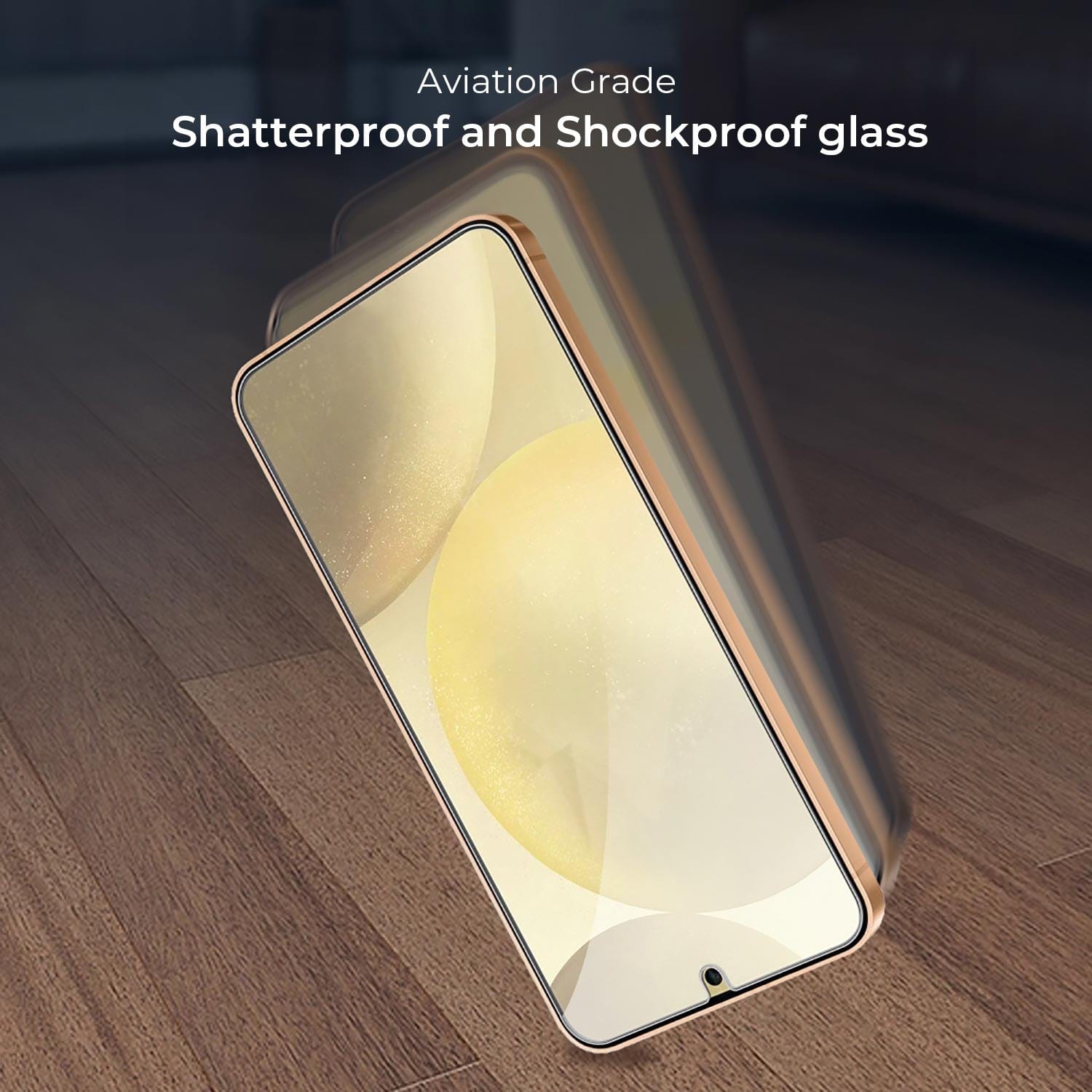 ZeroDamage Ultra Strong Tempered Glass Screen Protector for Samsung Galaxy S24+ (2-Pack) - Clear